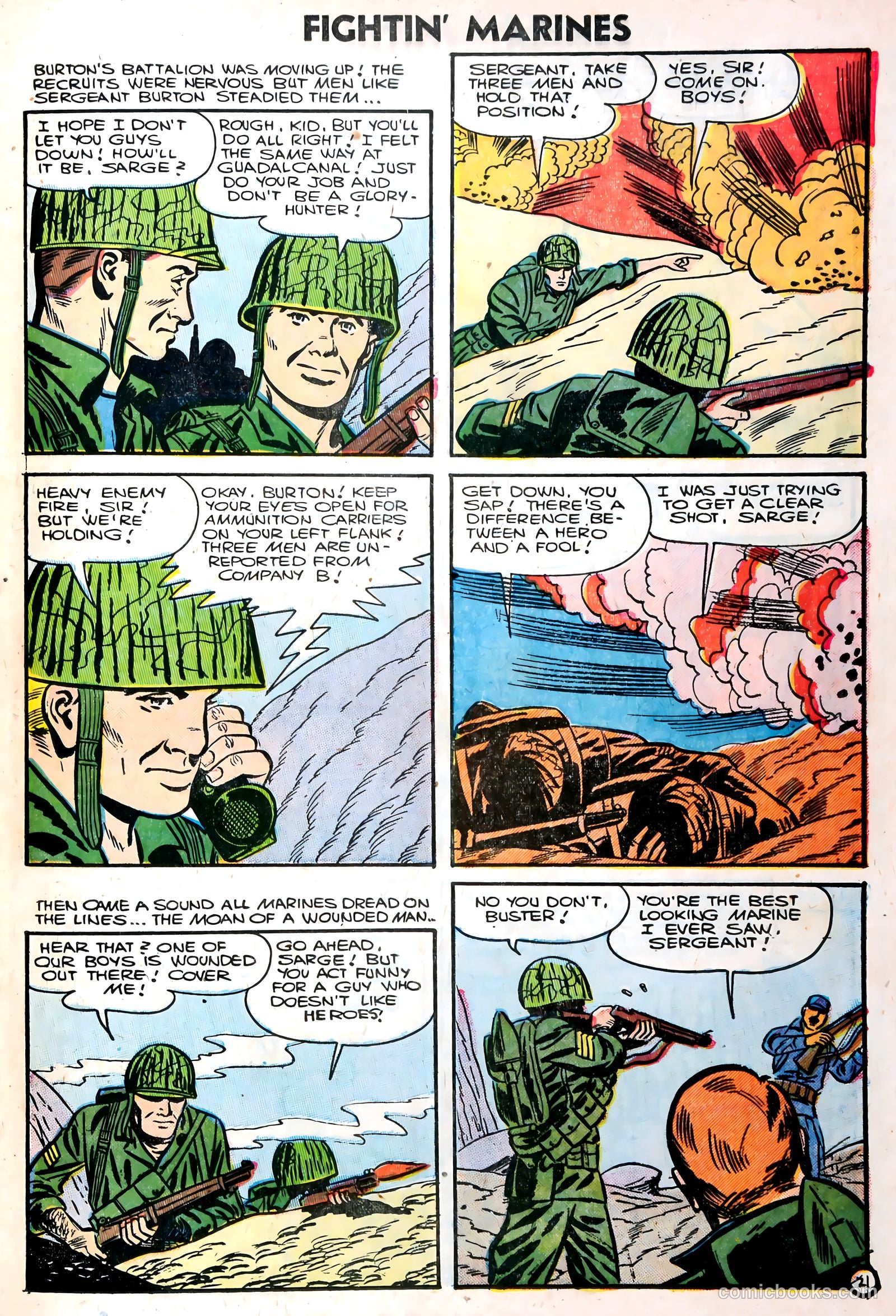 Fightin' Marines #18 (1956) — page 11 of 37