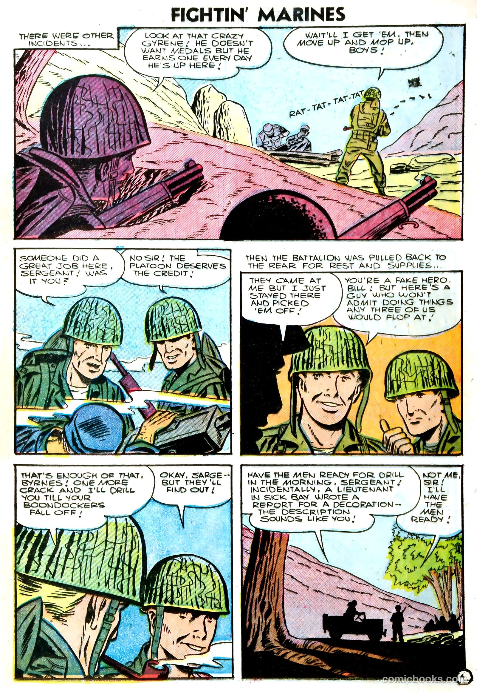 Fightin' Marines #18 (1956) — page 13 of 37