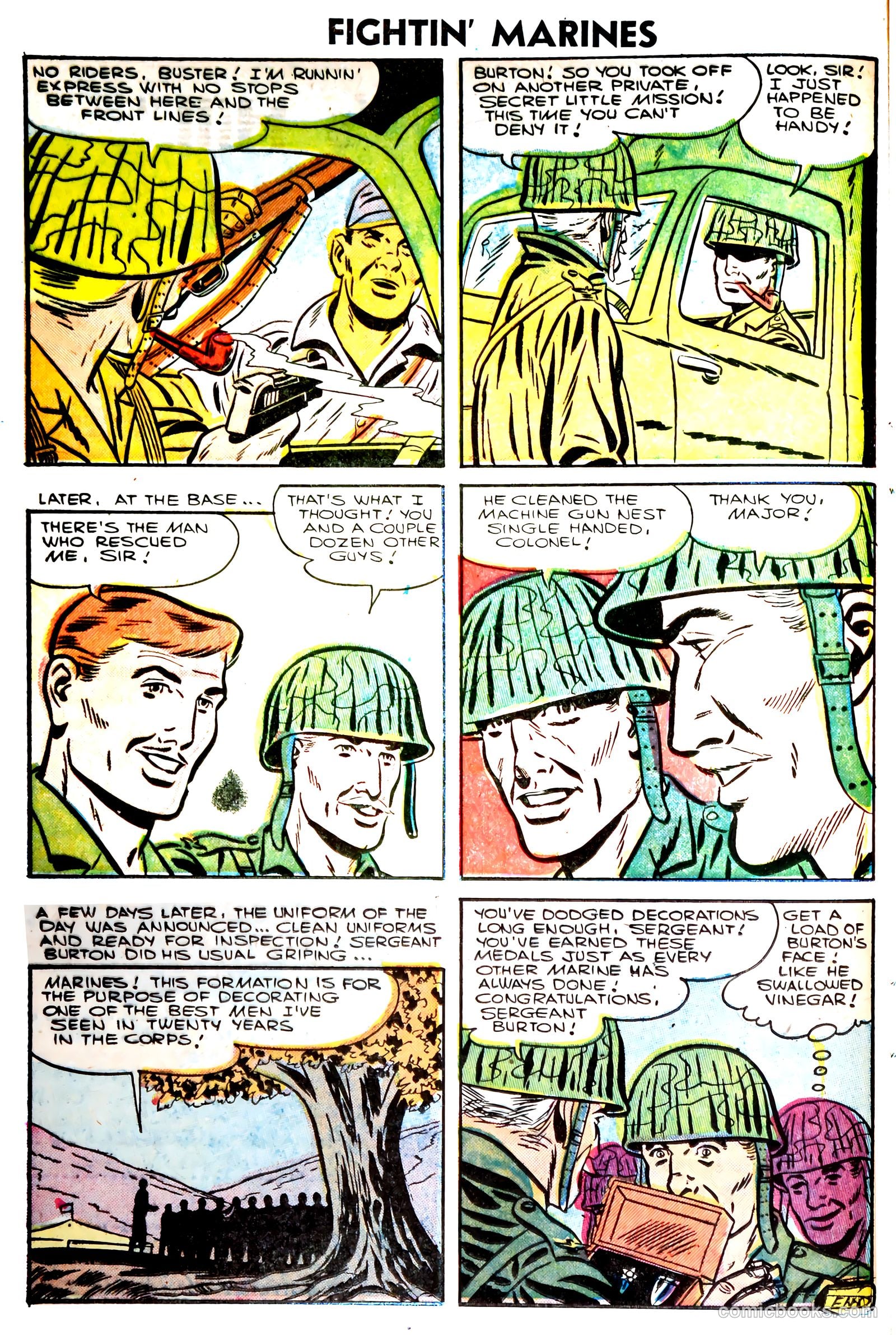 Fightin' Marines #18 (1956) — page 16 of 37