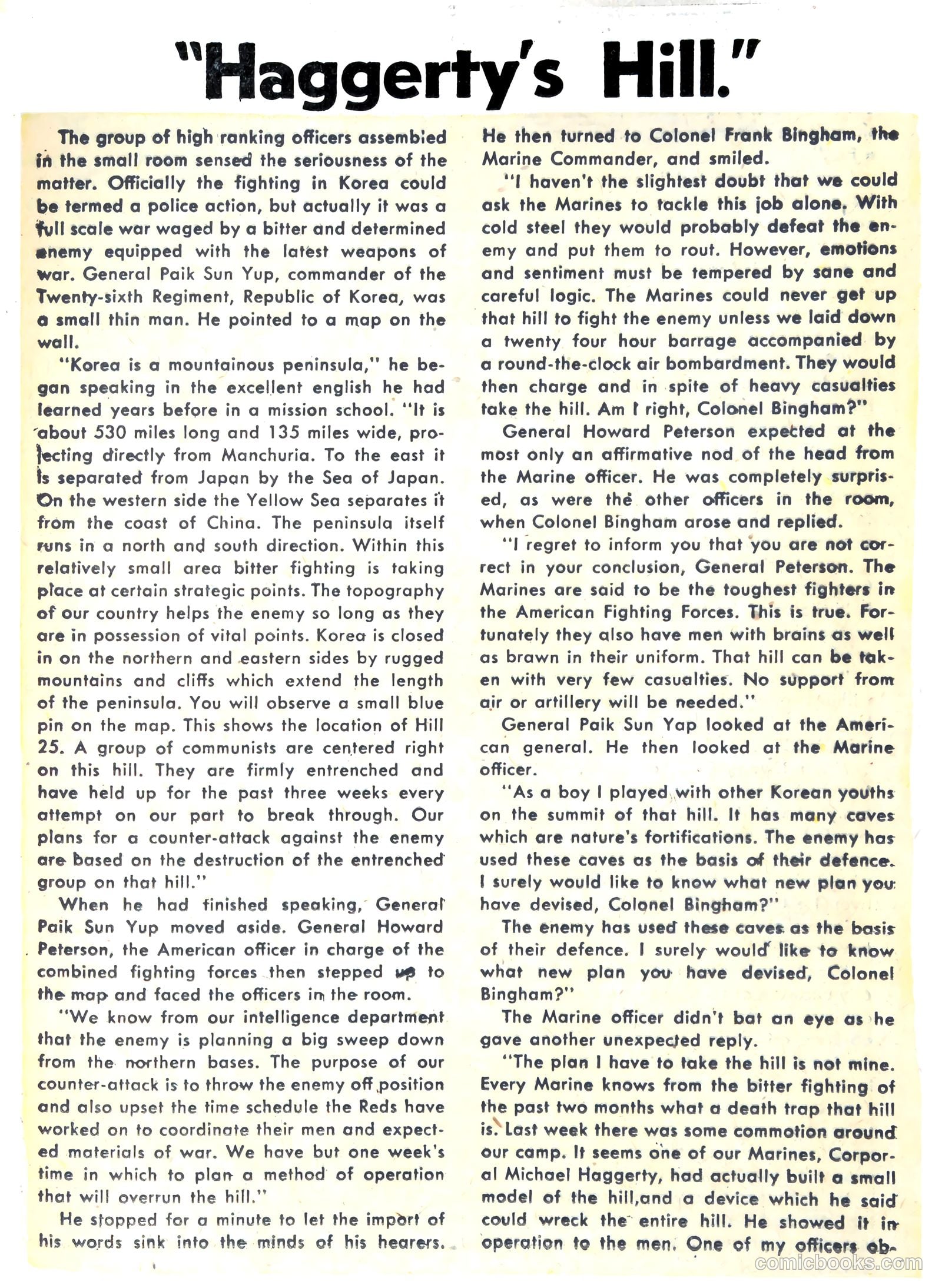 Fightin' Marines #18 (1956) — page 17 of 37