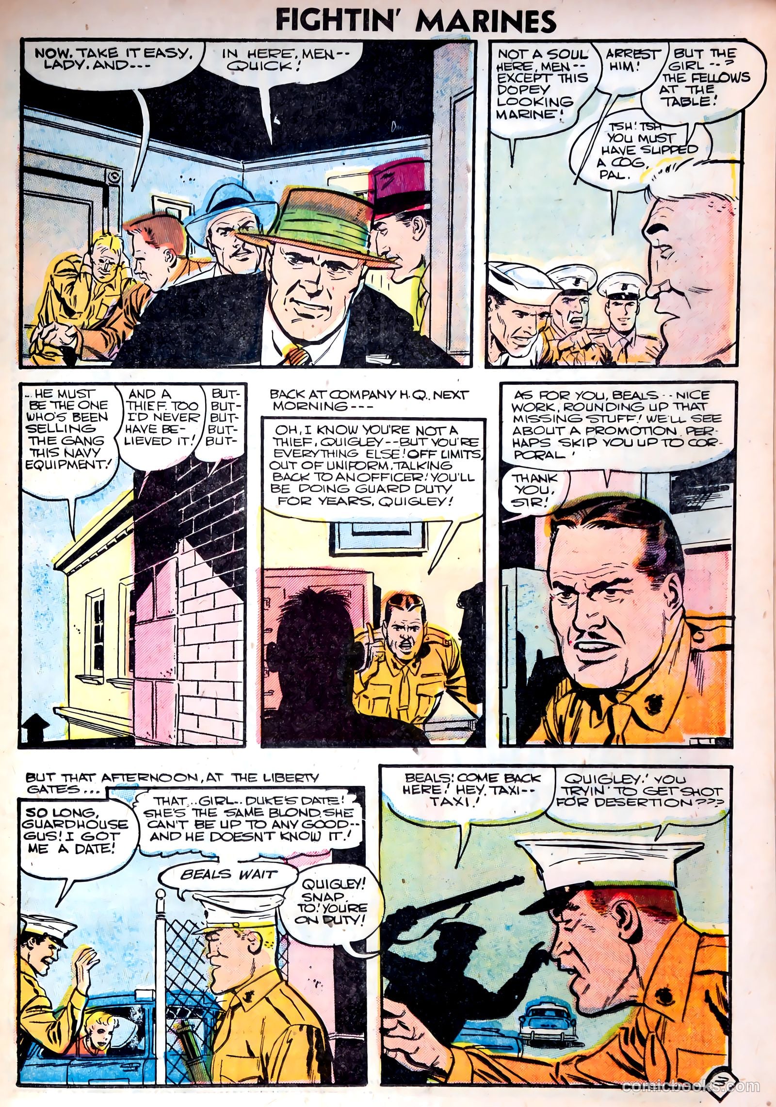 Fightin' Marines #18 (1956) — page 21 of 37