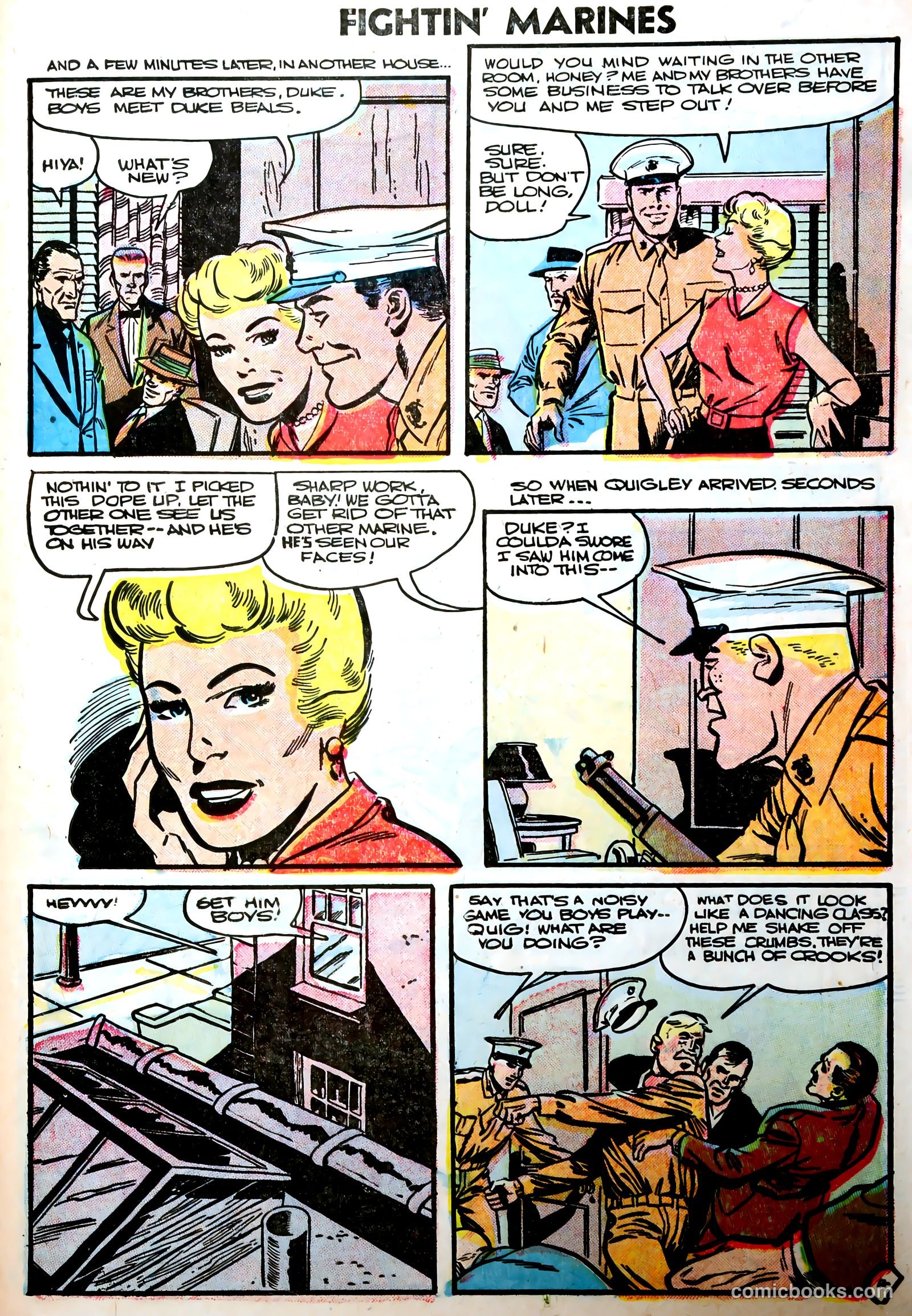 Fightin' Marines #18 (1956) — page 23 of 37