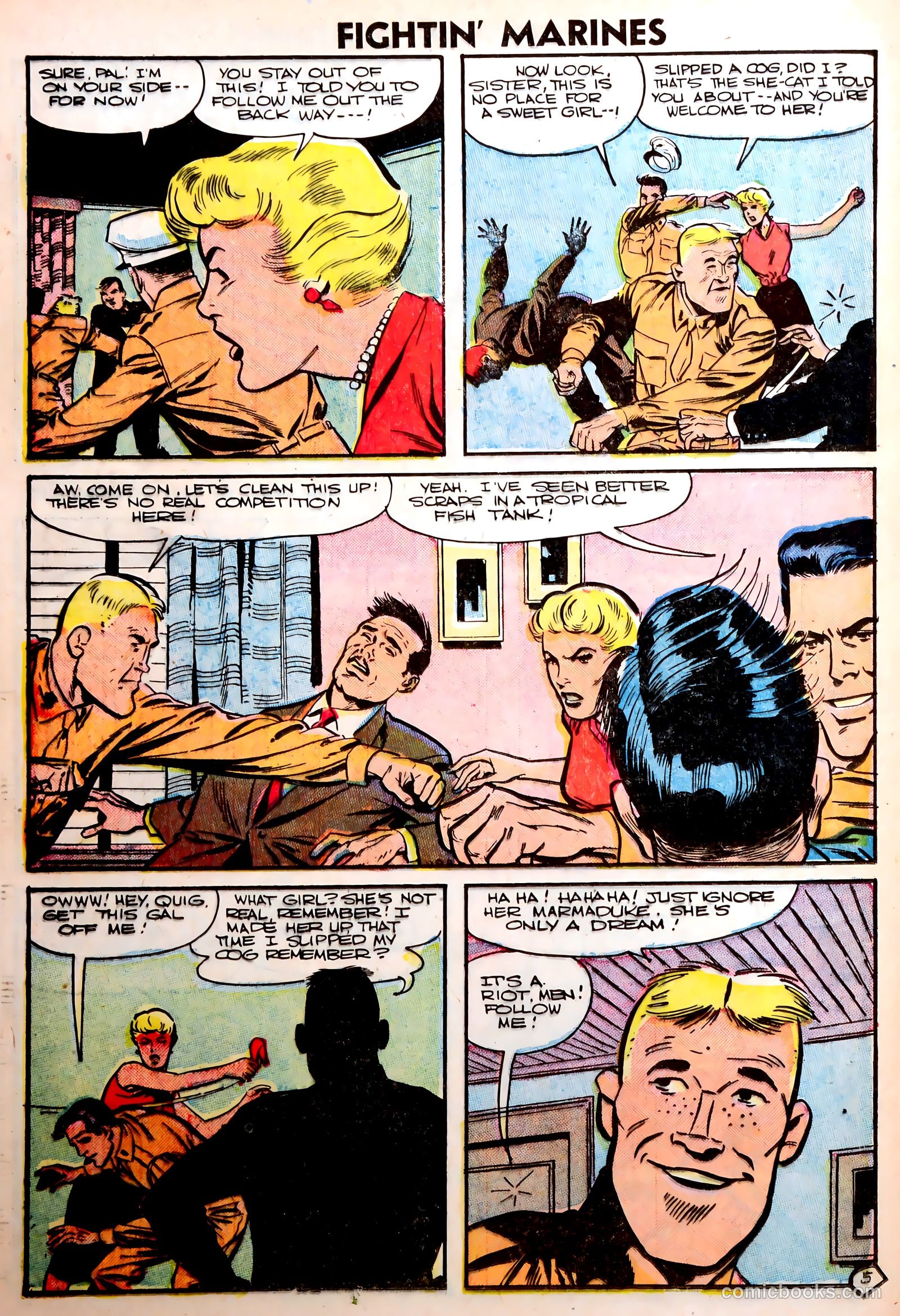 Fightin' Marines #18 (1956) — page 24 of 37