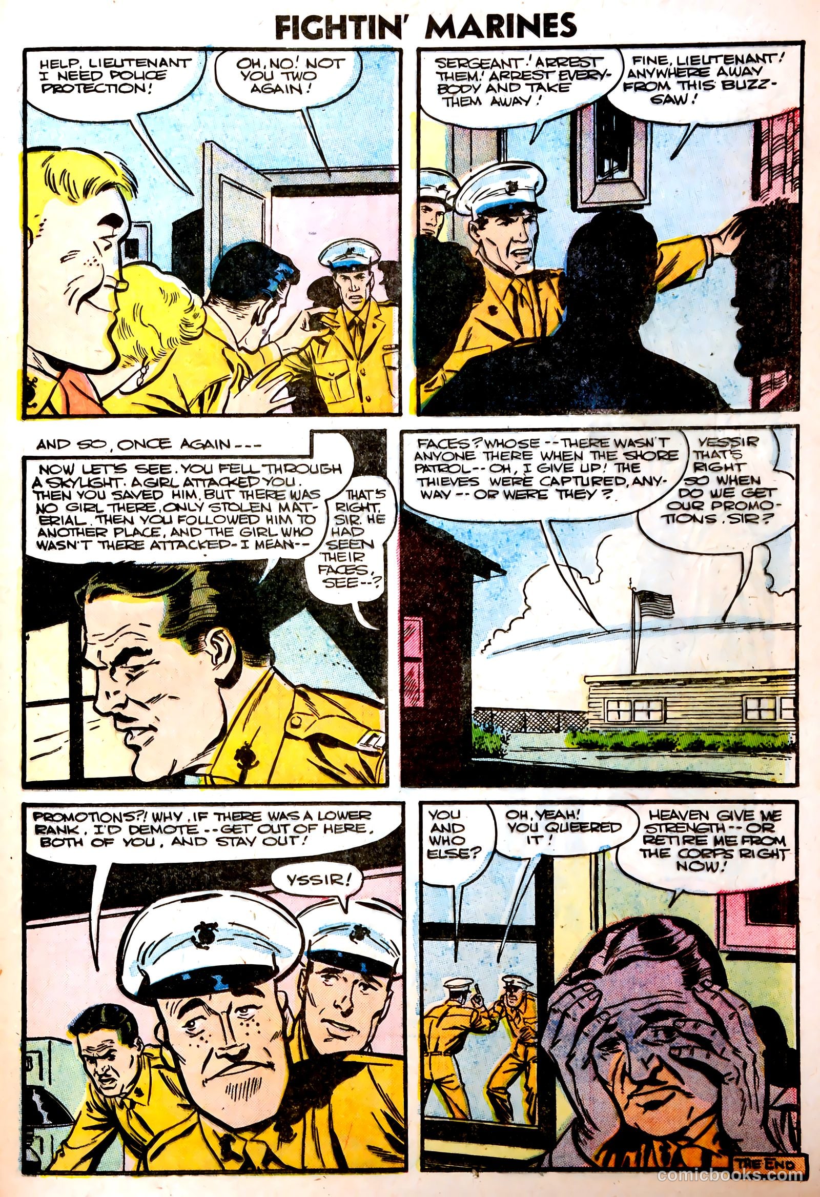 Fightin' Marines #18 (1956) — page 25 of 37