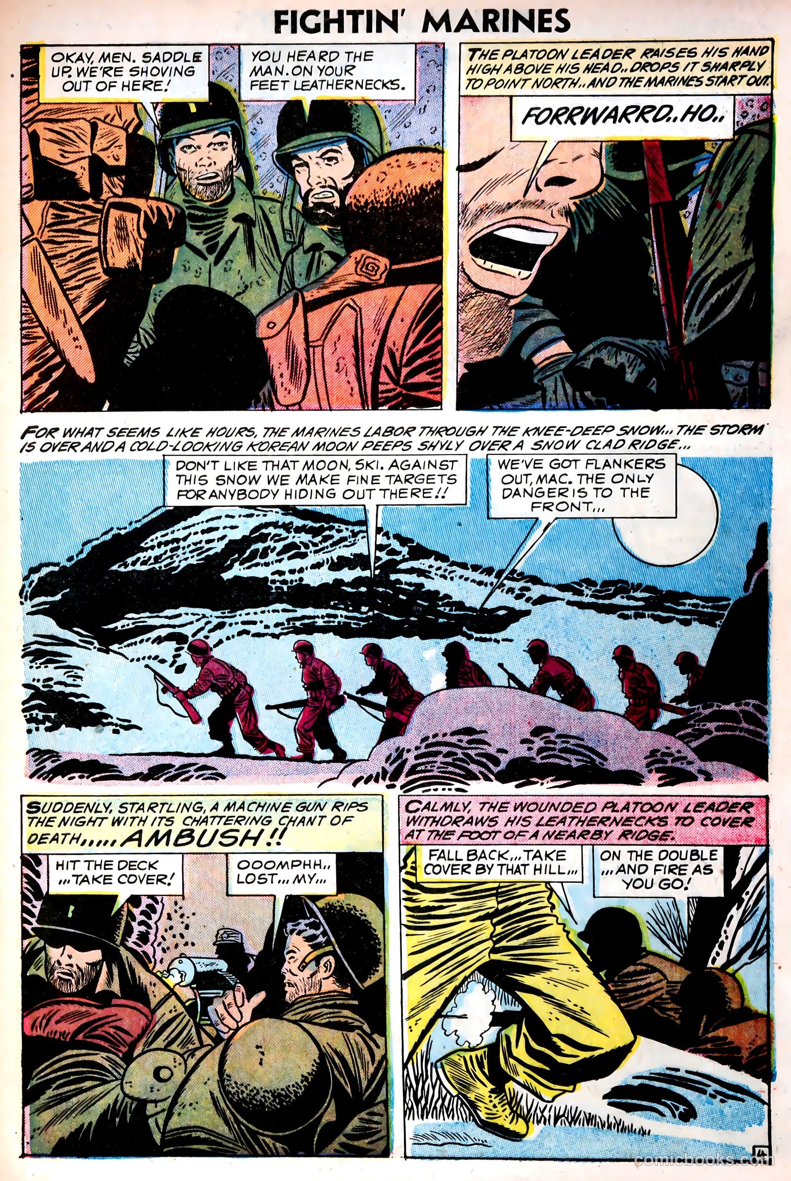 Fightin' Marines #18 (1956) — page 29 of 37