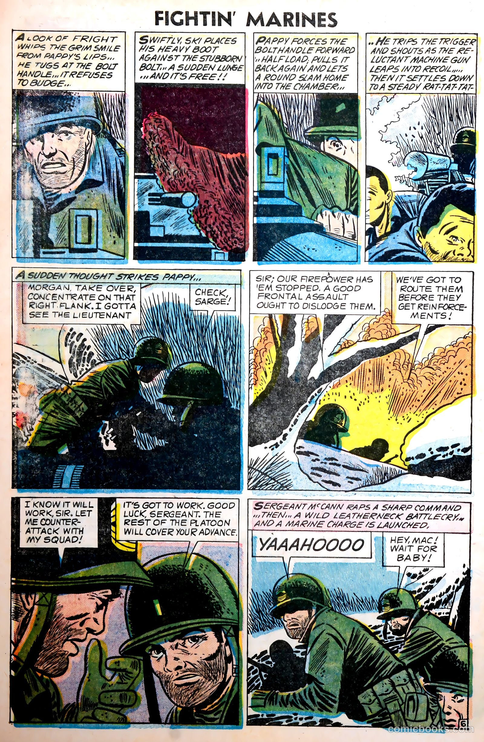 Fightin' Marines #18 (1956) — page 32 of 37
