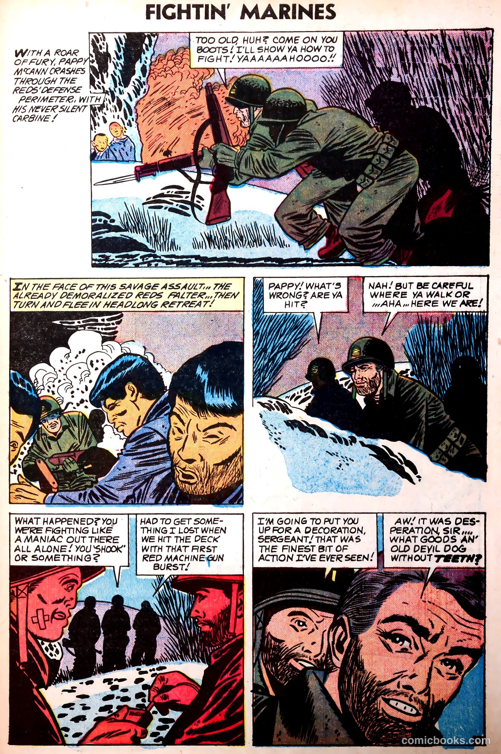 Fightin' Marines #18 (1956) — page 33 of 37