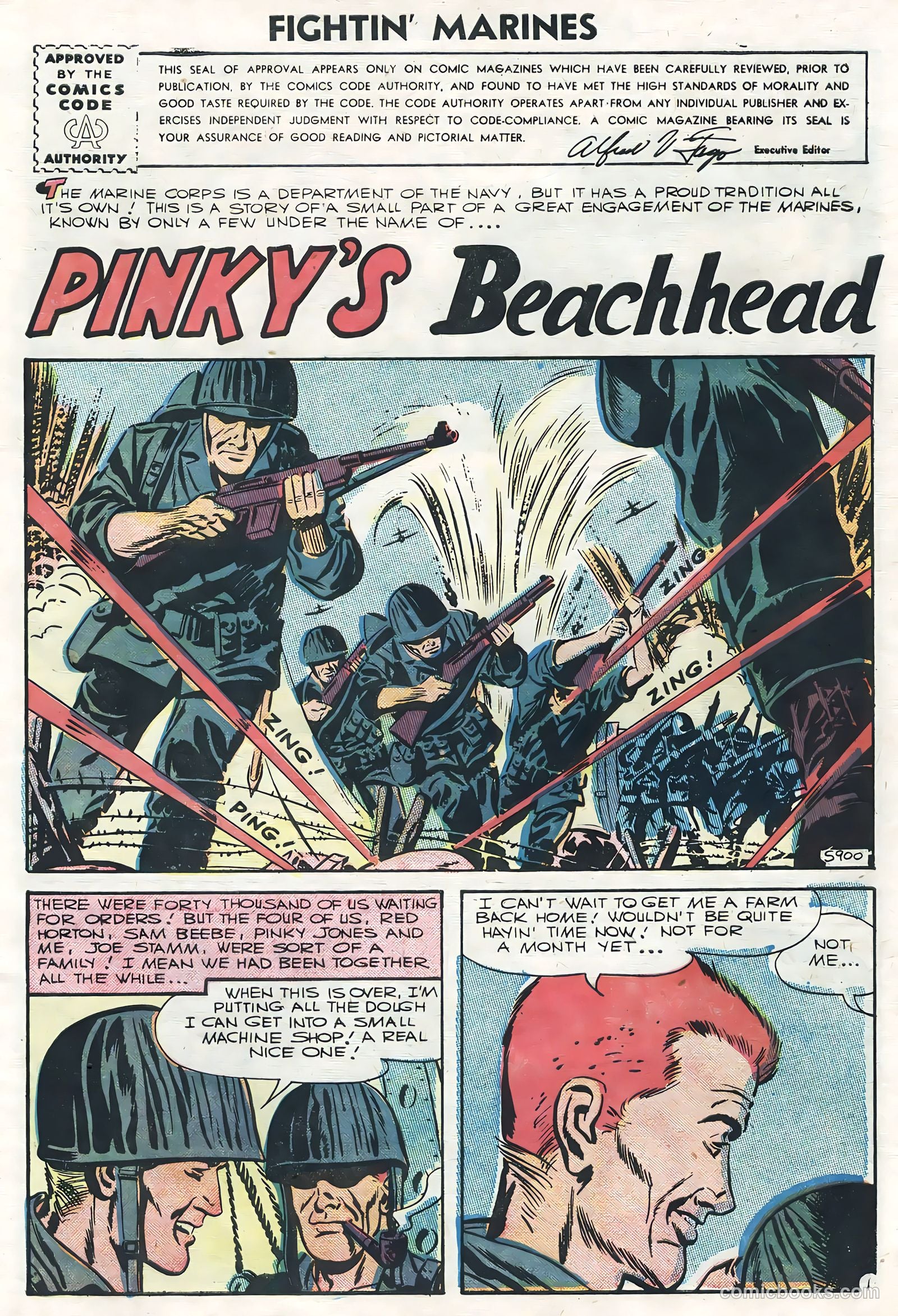 Fightin' Marines #19 (1956) — page 3 of 36