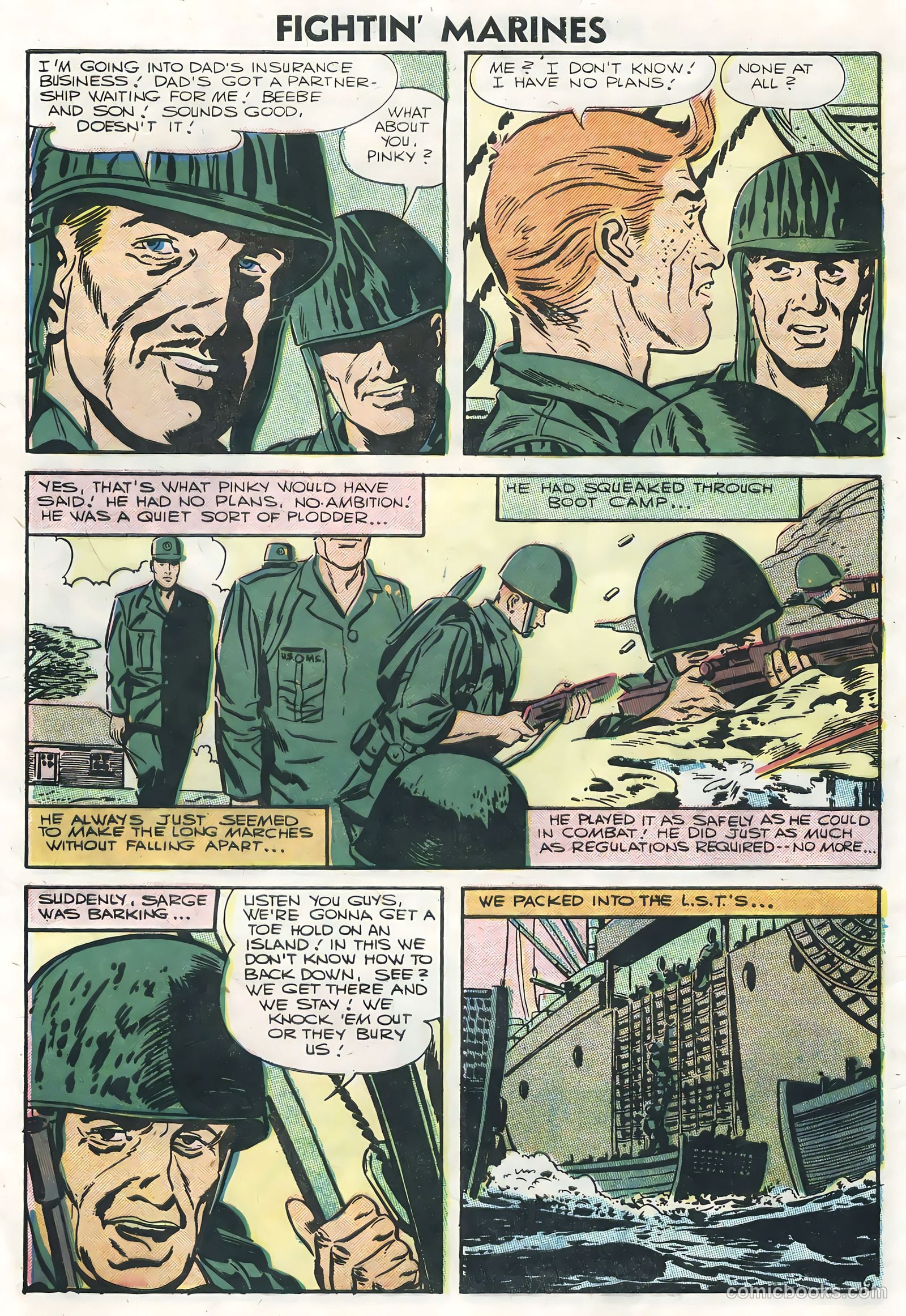 Fightin' Marines #19 (1956) — page 4 of 36
