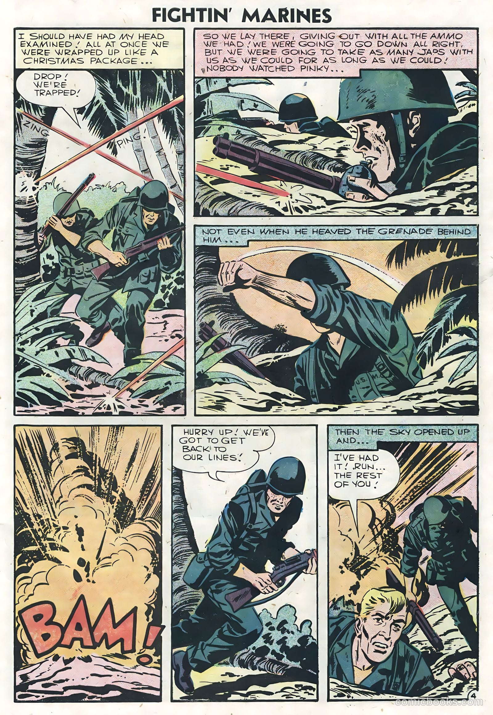 Fightin' Marines #19 (1956) — page 7 of 36