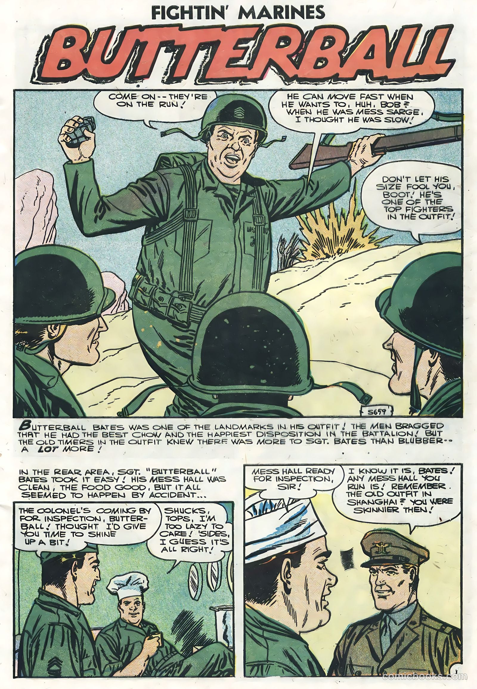 Fightin' Marines #19 (1956) — page 9 of 36
