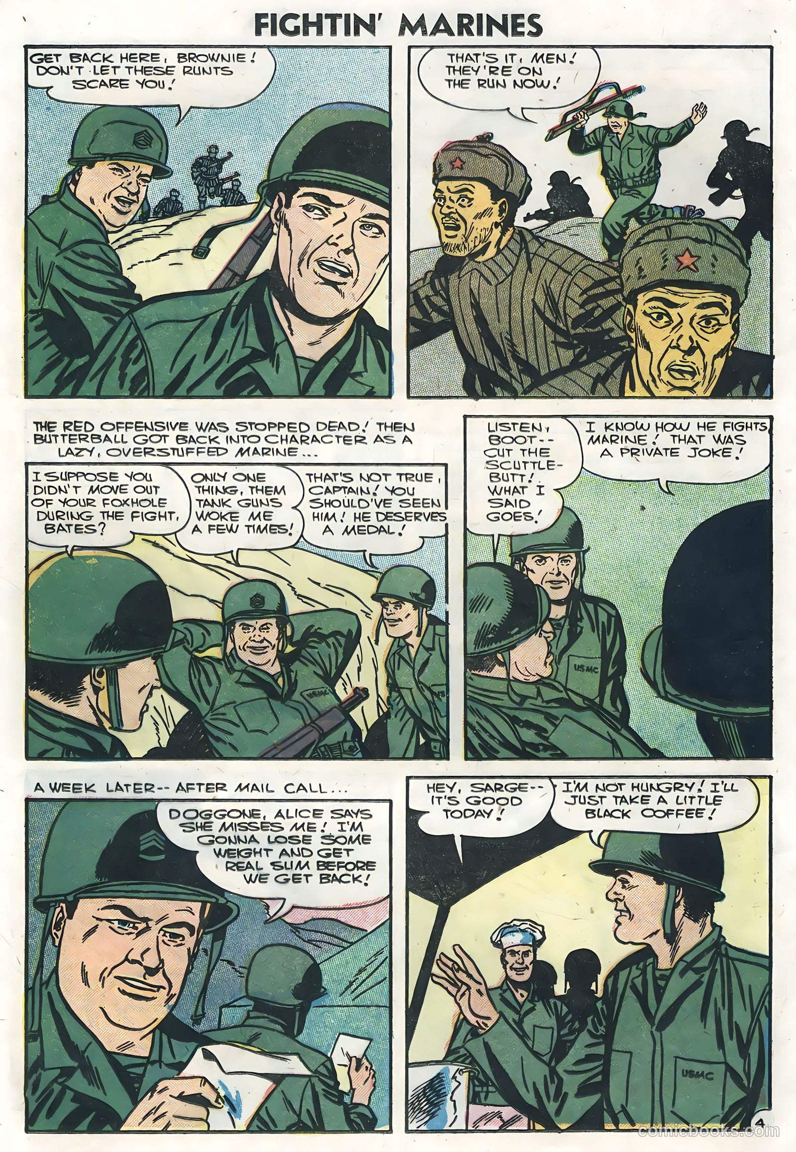 Fightin' Marines #19 (1956) — page 12 of 36