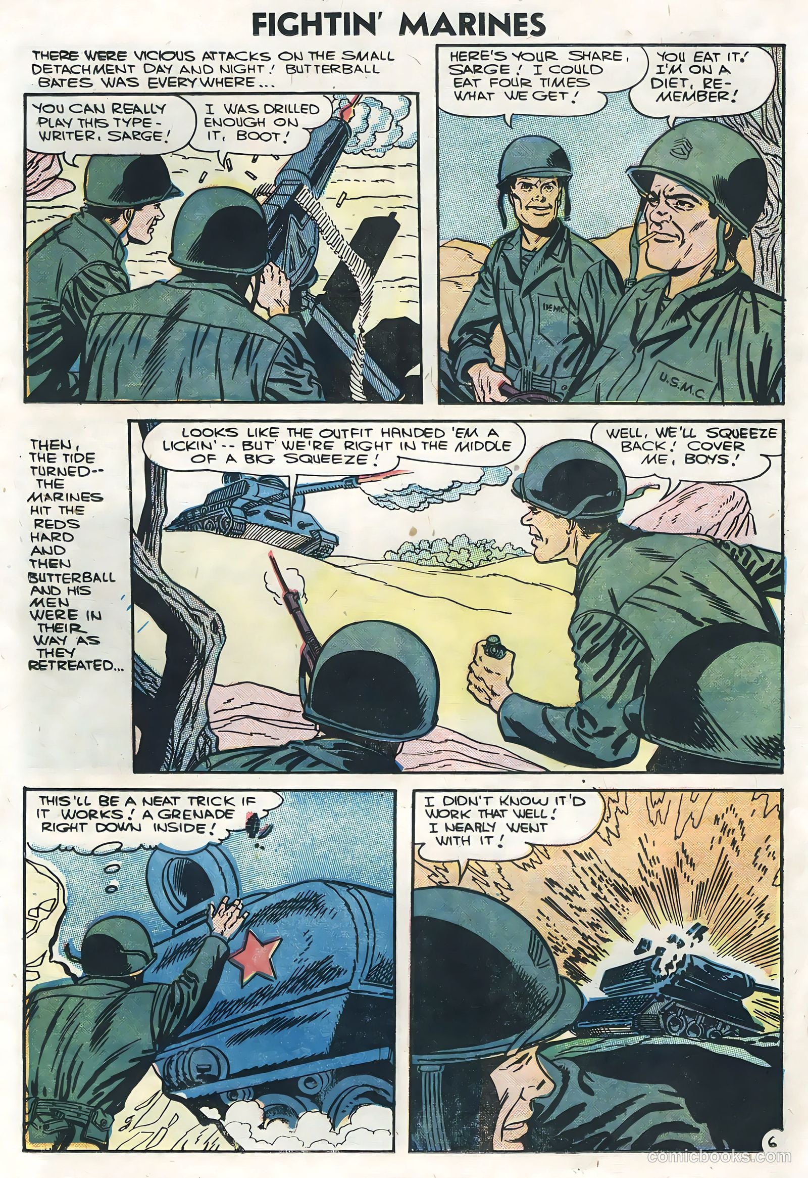 Fightin' Marines #19 (1956) — page 14 of 36
