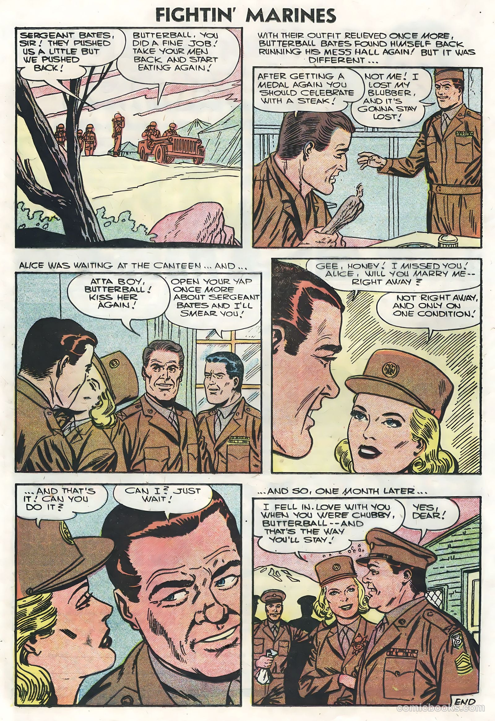 Fightin' Marines #19 (1956) — page 16 of 36