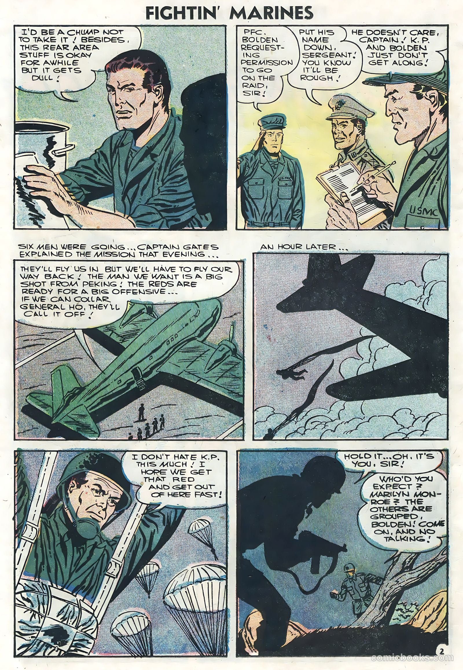 Fightin' Marines #19 (1956) — page 18 of 36