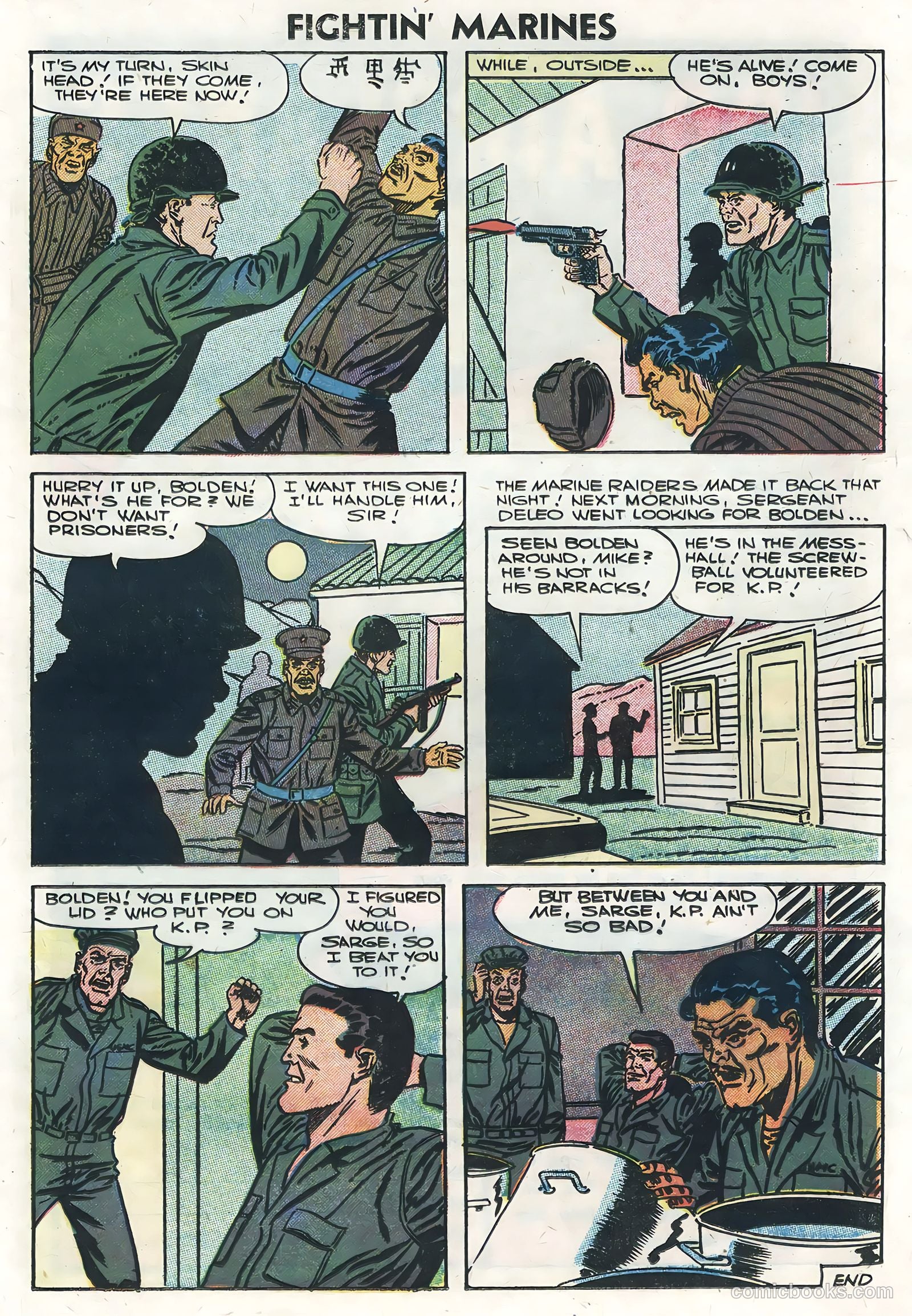 Fightin' Marines #19 (1956) — page 21 of 36