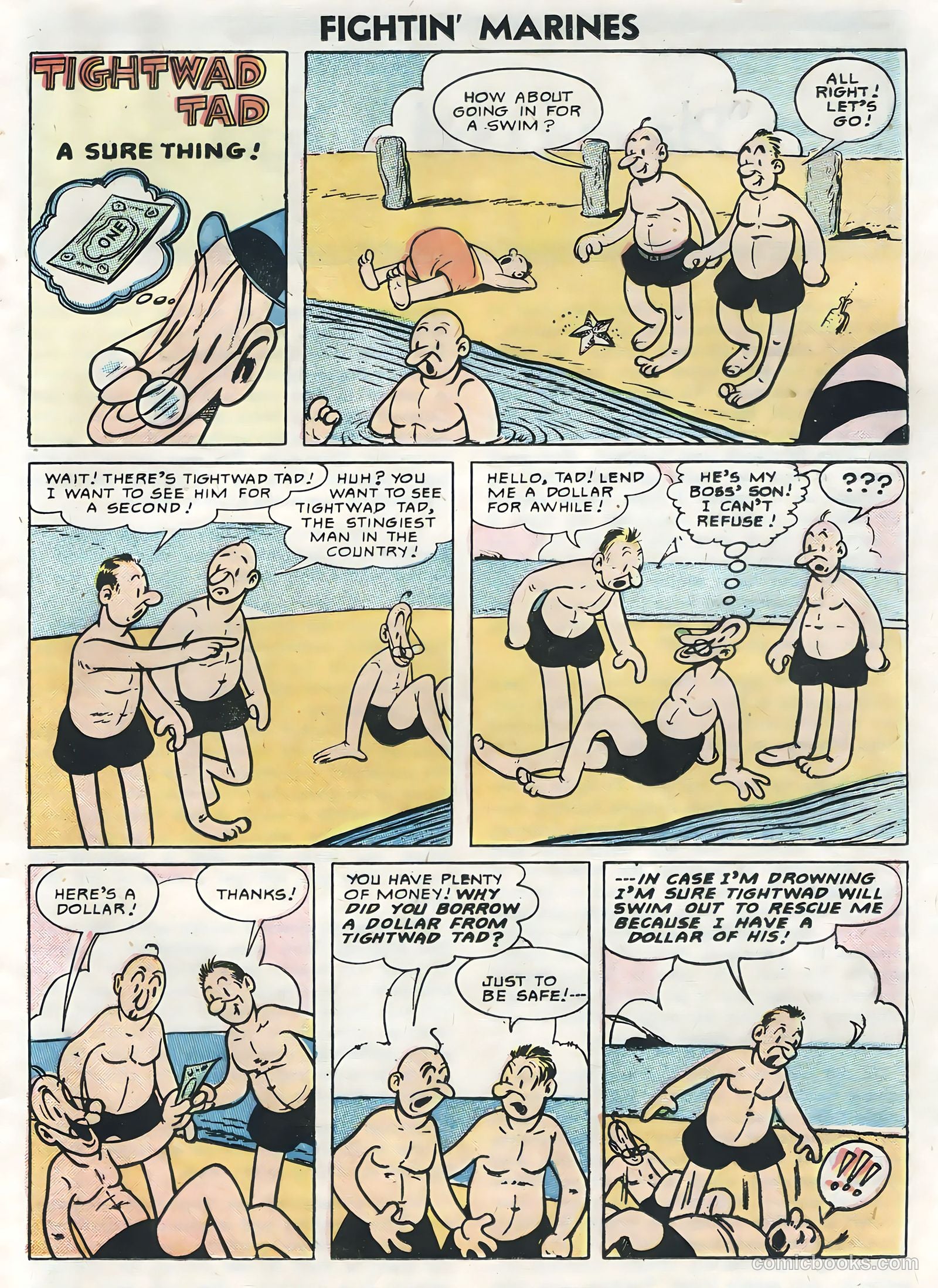 Fightin' Marines #19 (1956) — page 23 of 36