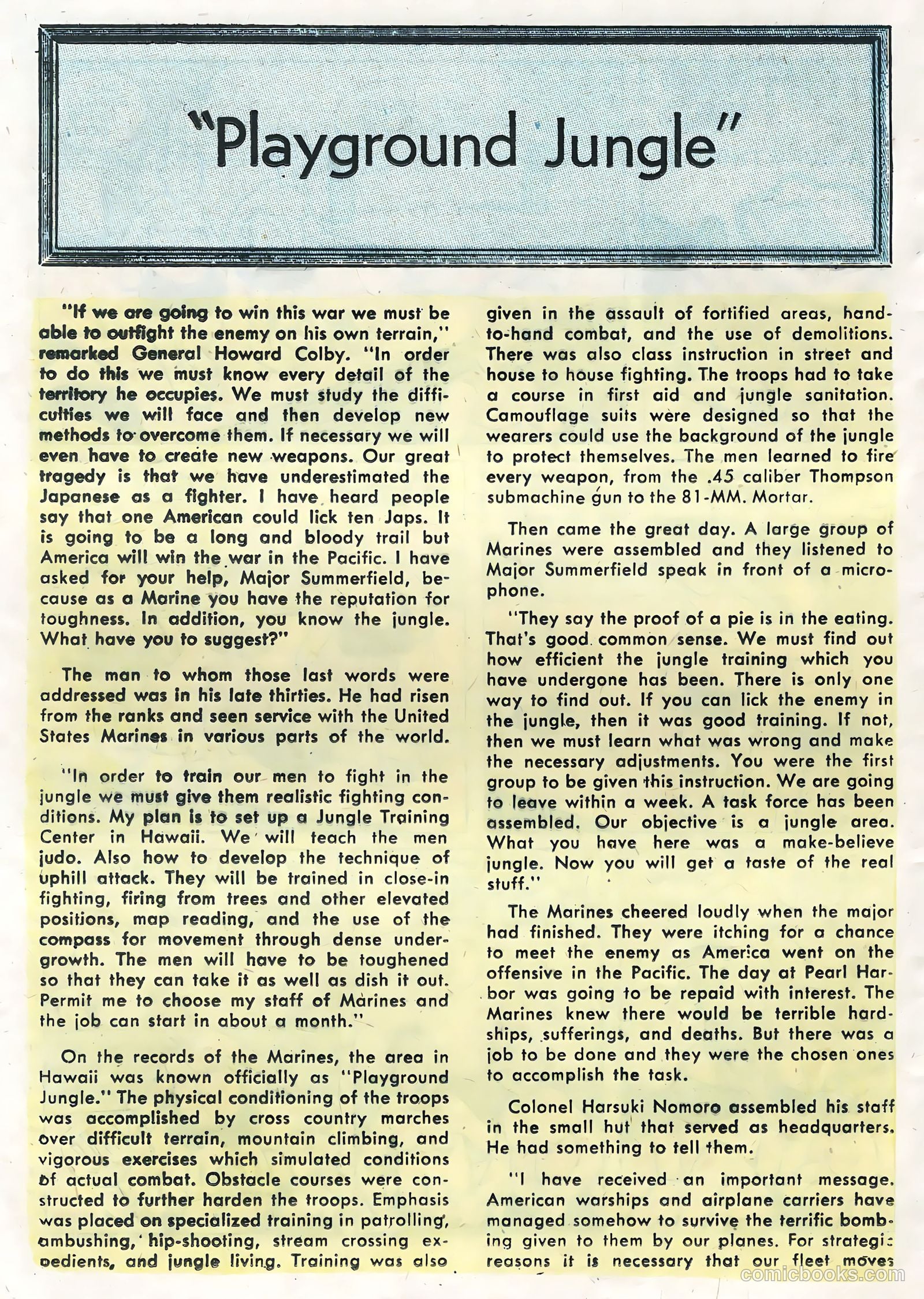 Fightin' Marines #19 (1956) — page 24 of 36