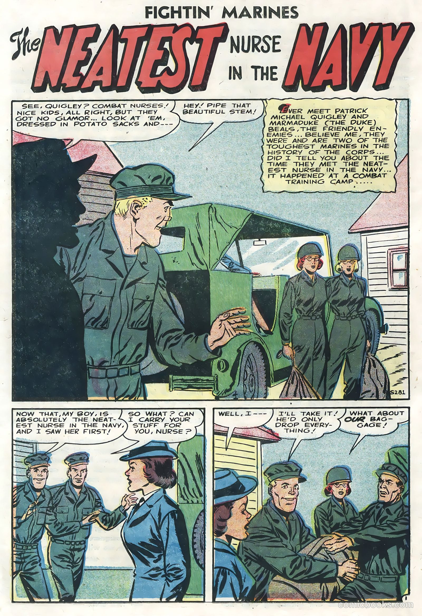 Fightin' Marines #19 (1956) — page 26 of 36