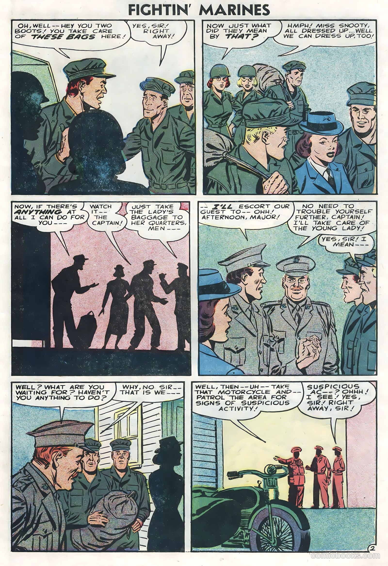 Fightin' Marines #19 (1956) — page 27 of 36