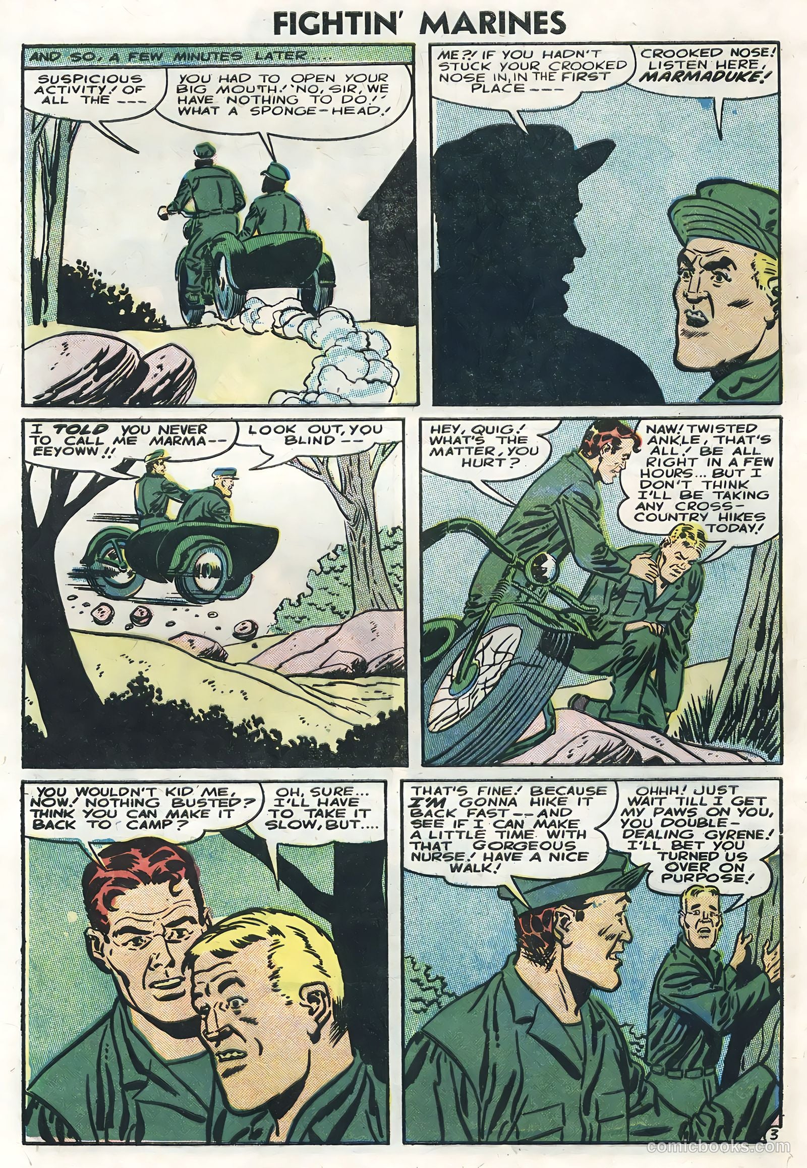 Fightin' Marines #19 (1956) — page 28 of 36