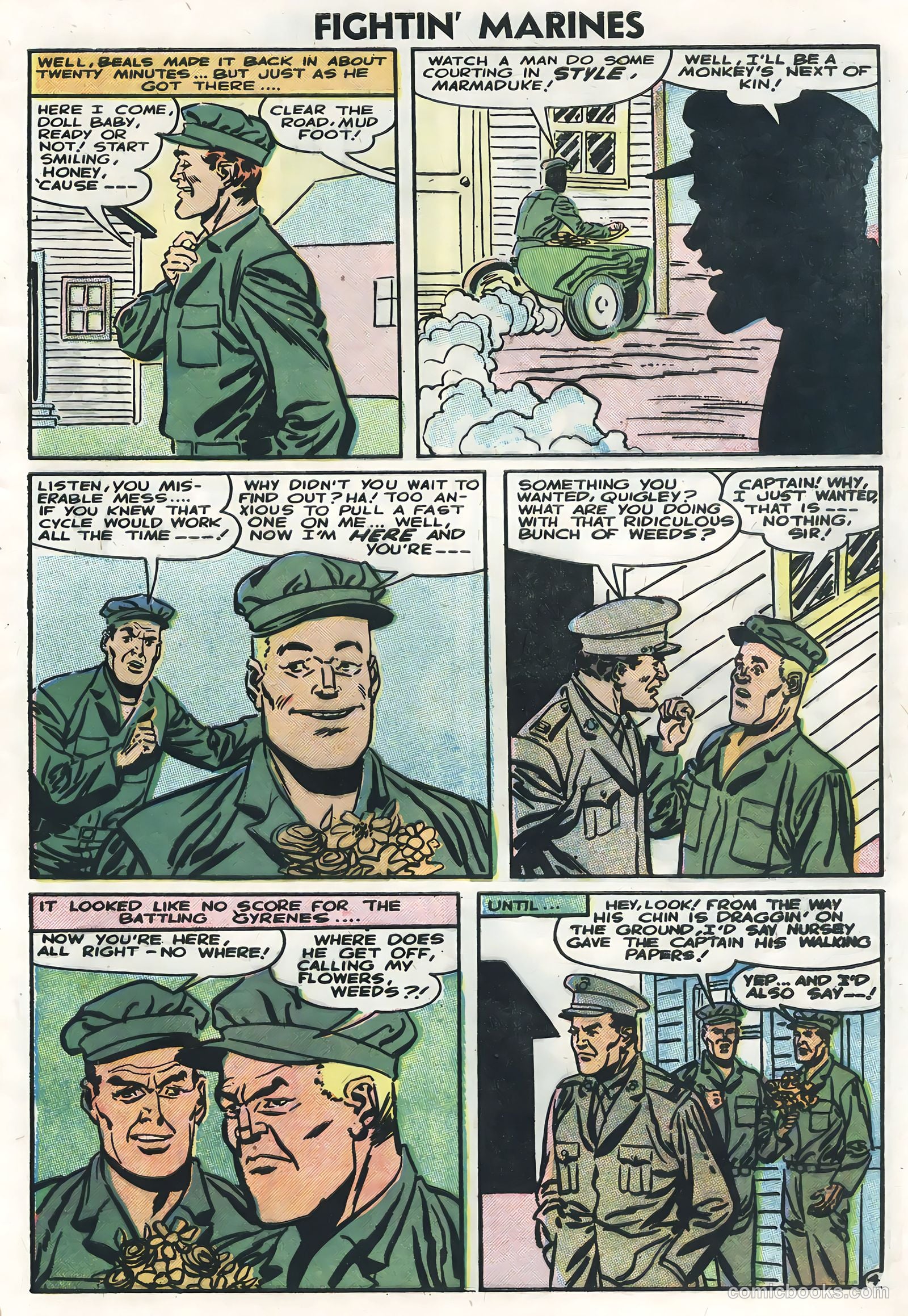 Fightin' Marines #19 (1956) — page 29 of 36
