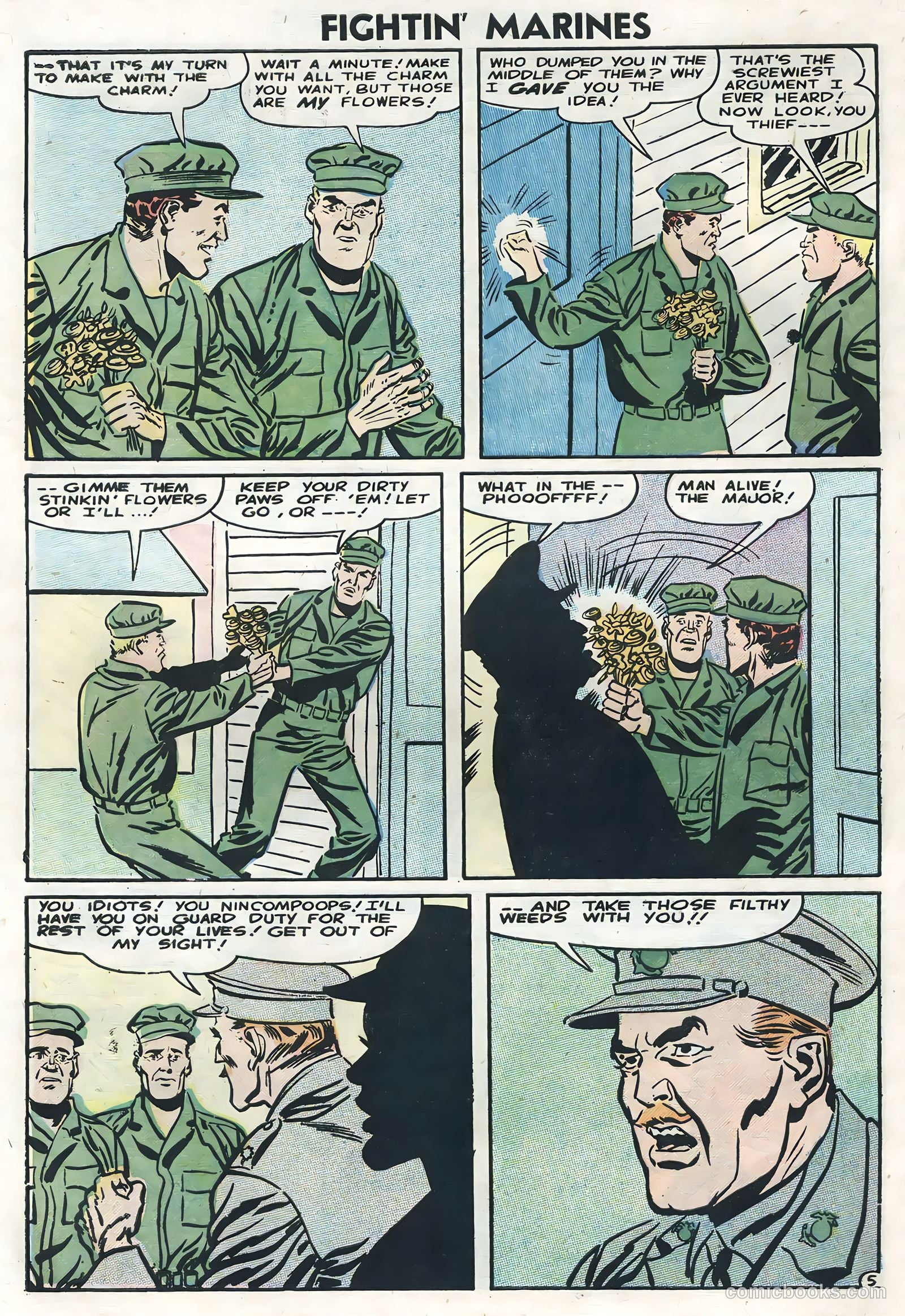 Fightin' Marines #19 (1956) — page 30 of 36