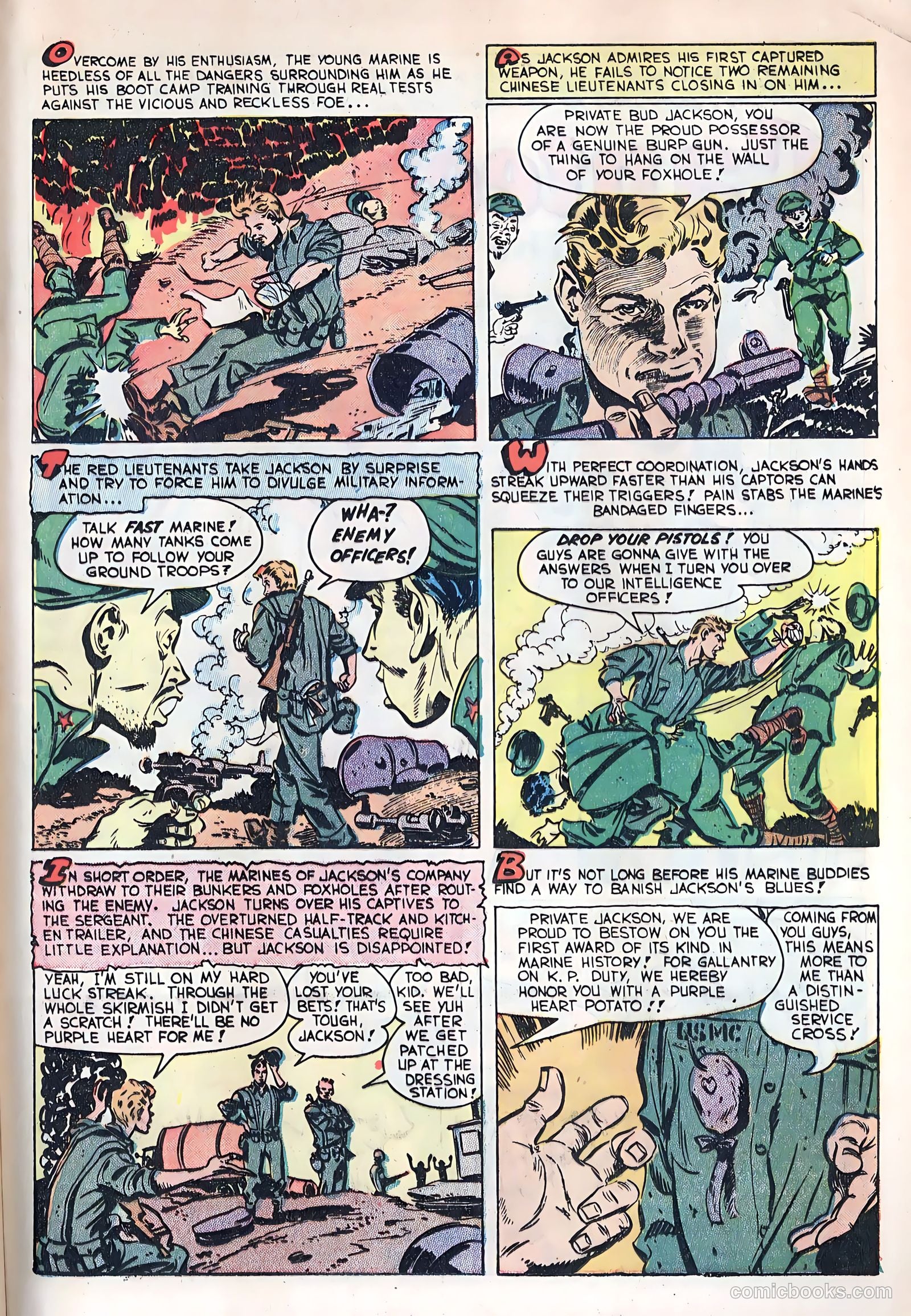 Fightin' Marines #2 (1951) — page 21 of 36