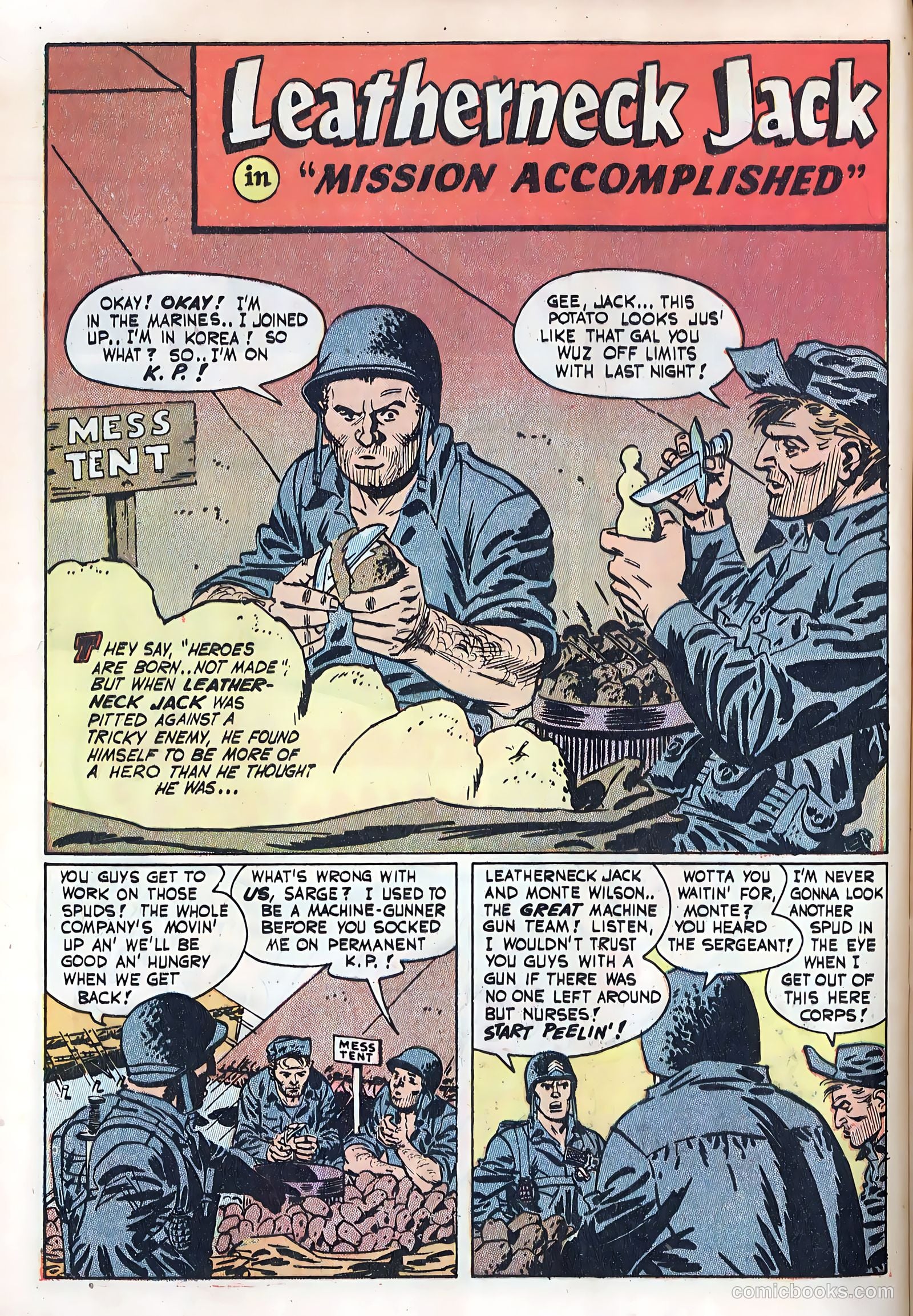 Fightin' Marines #2 (1951) — page 28 of 36