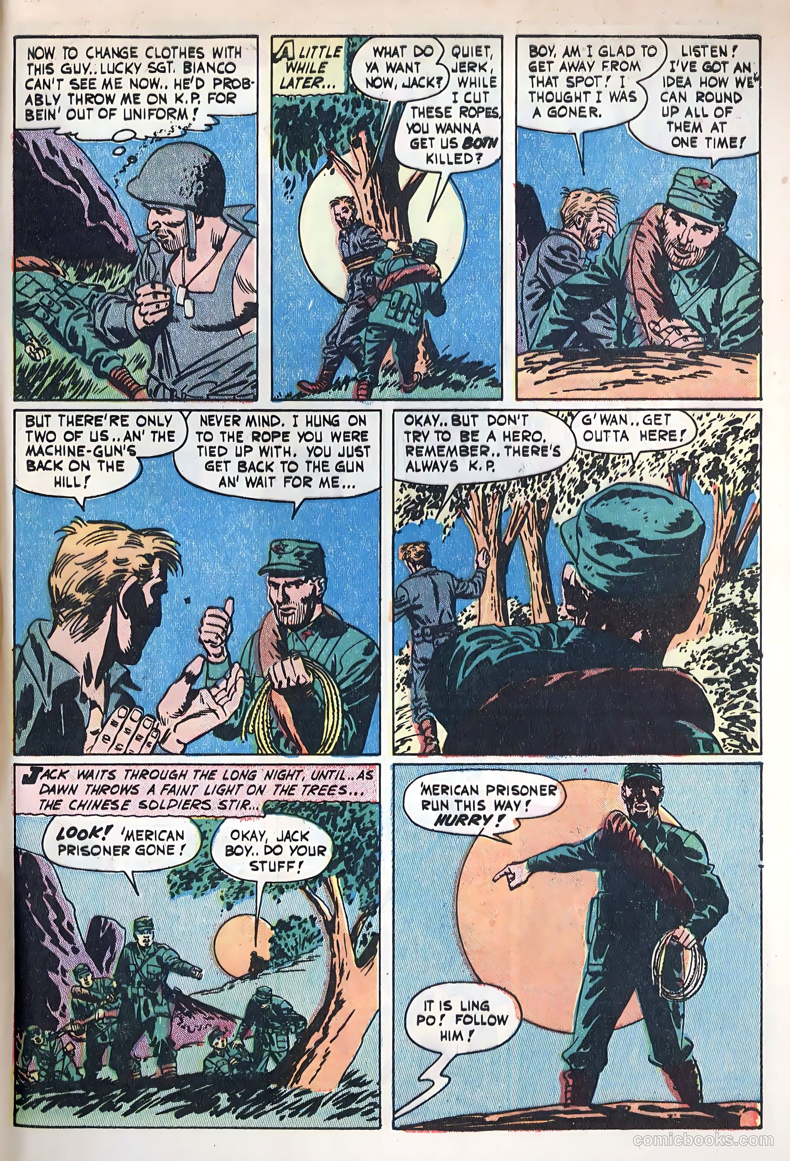 Fightin' Marines #2 (1951) — page 33 of 36