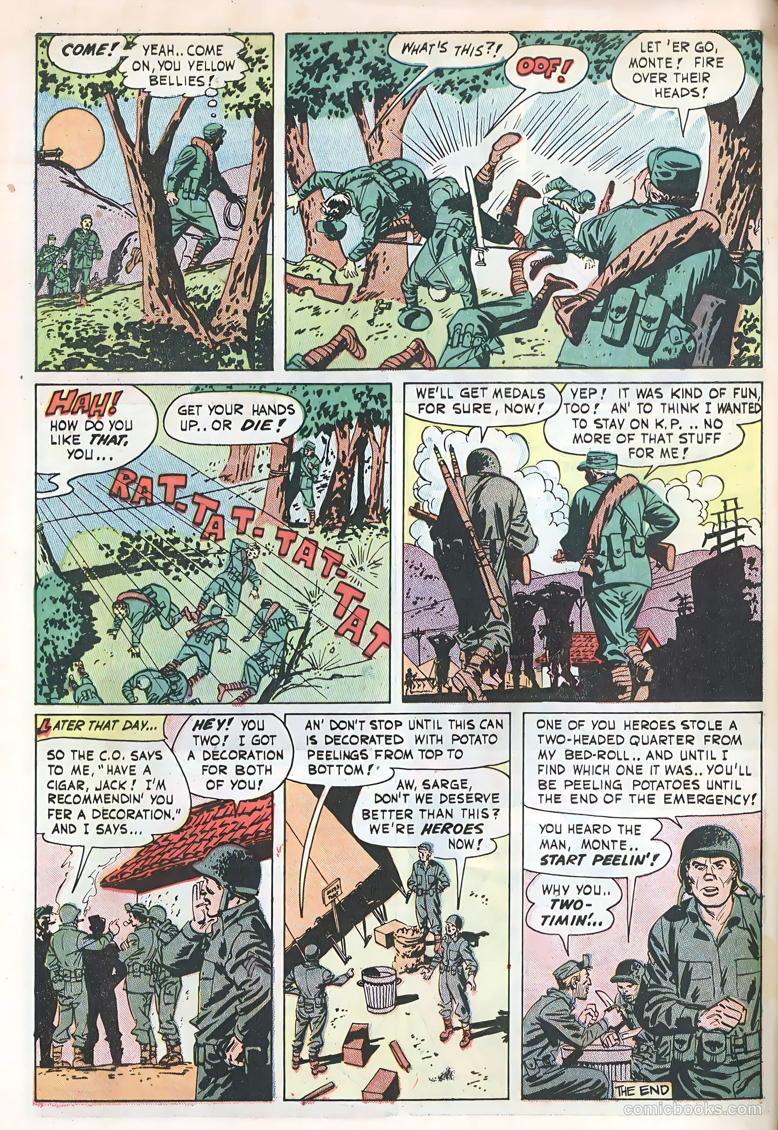 Fightin' Marines #2 (1951) — page 34 of 36