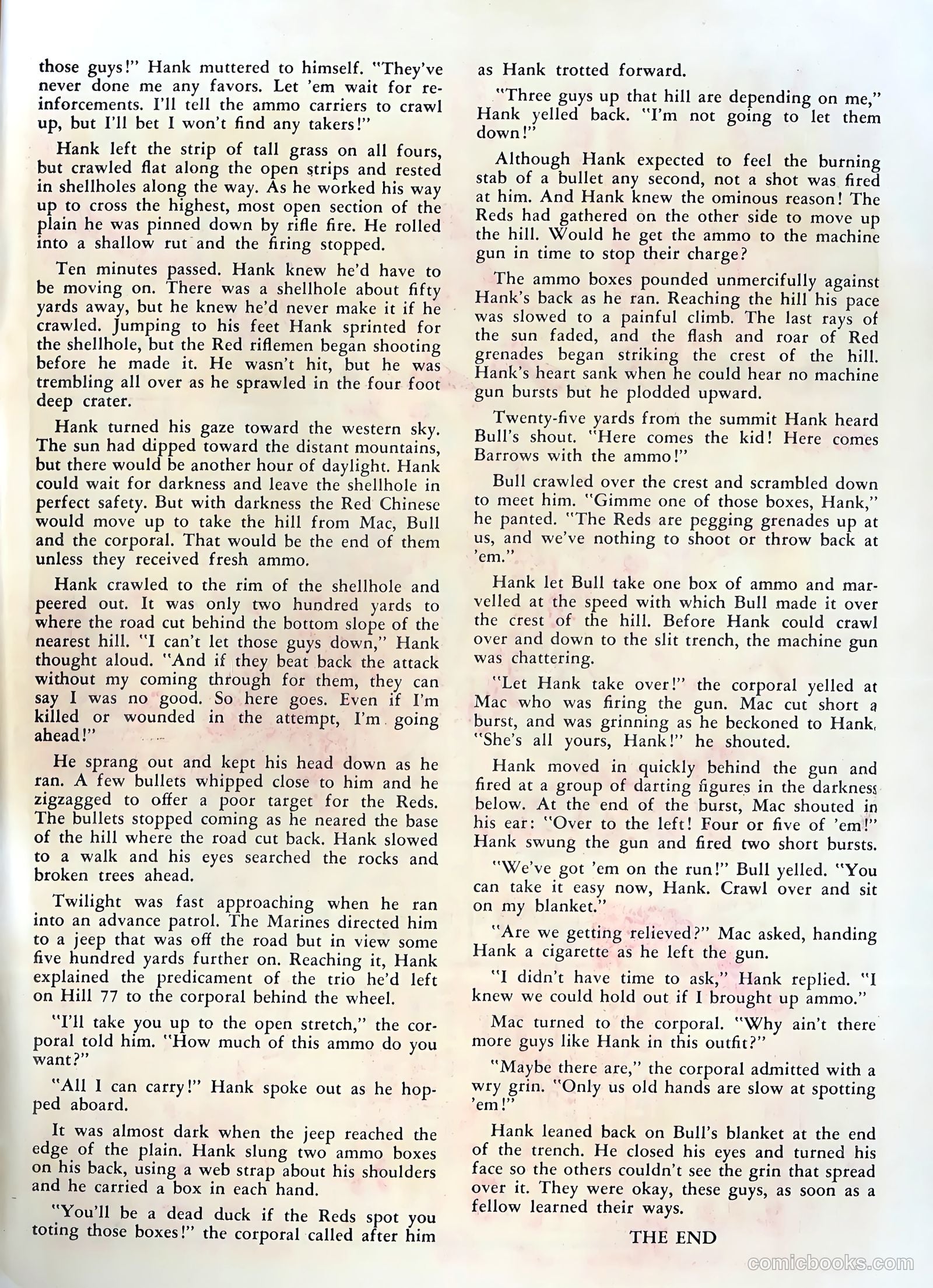 Fightin' Marines #2 (1951) — page 35 of 36