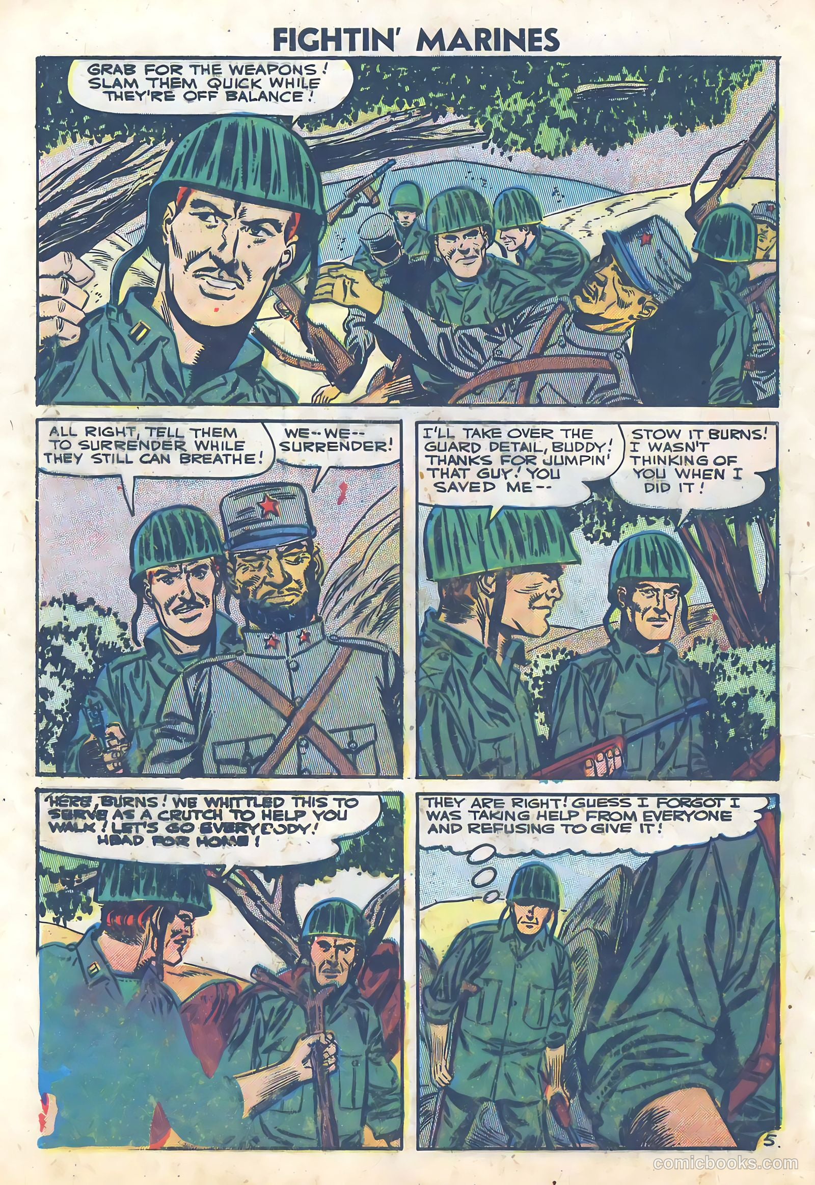 Fightin' Marines #20 (1957) — page 8 of 36