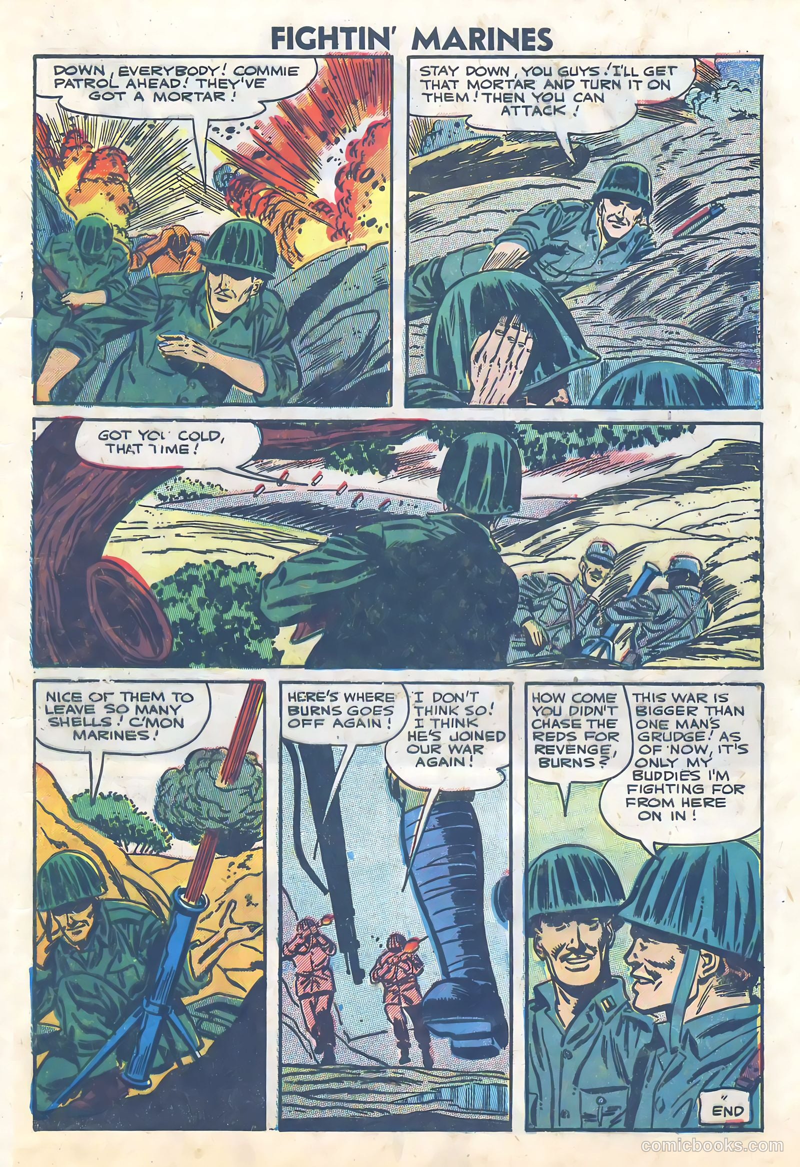 Fightin' Marines #20 (1957) — page 9 of 36