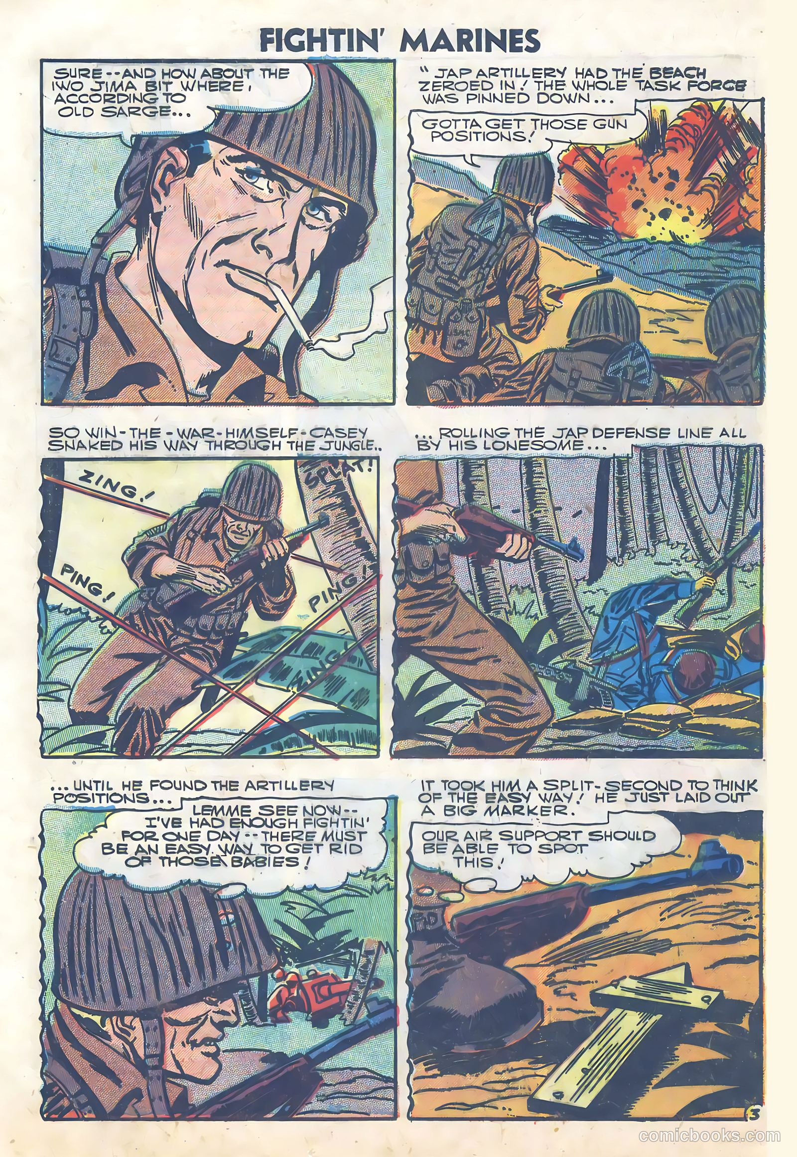 Fightin' Marines #20 (1957) — page 12 of 36
