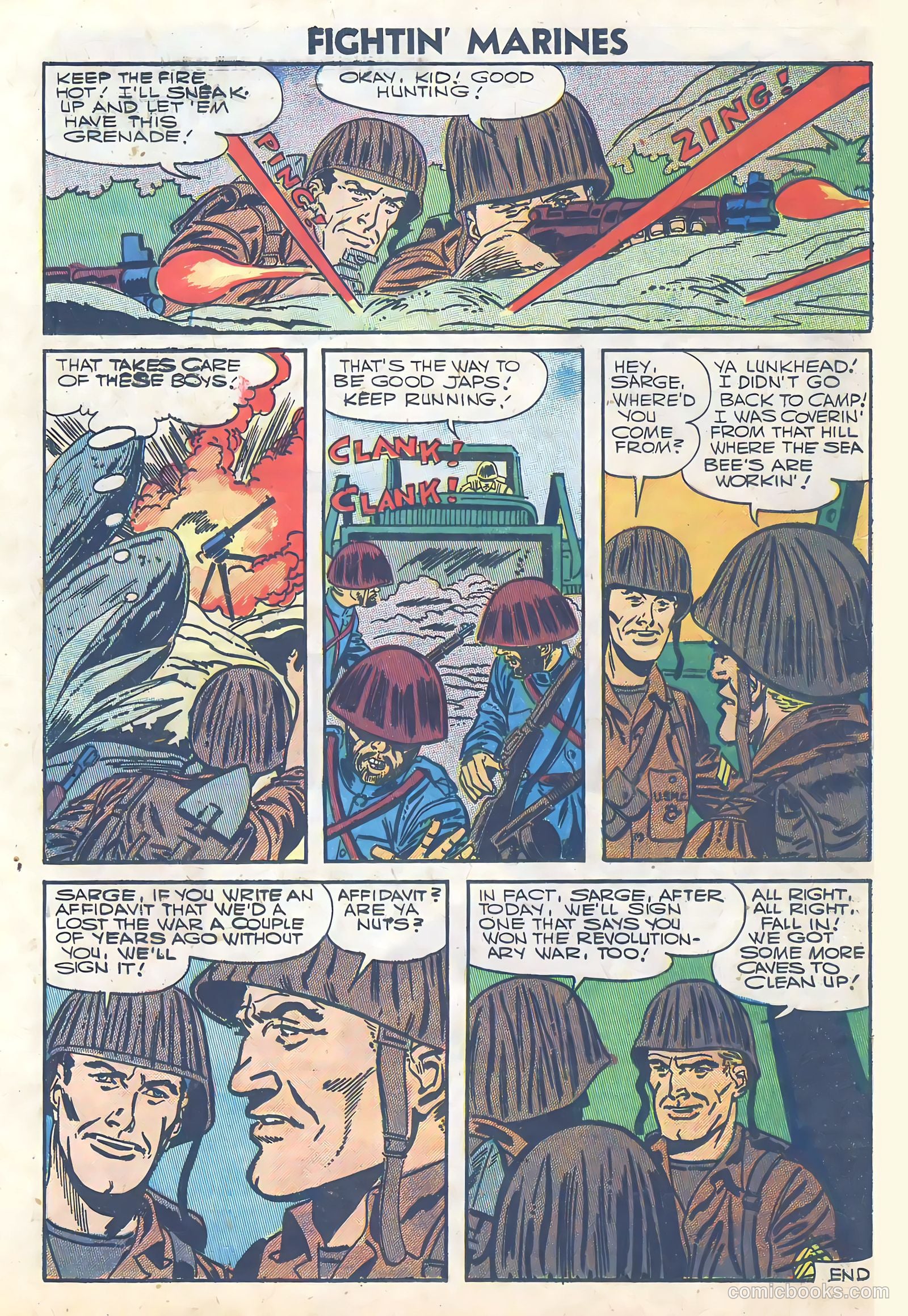 Fightin' Marines #20 (1957) — page 16 of 36