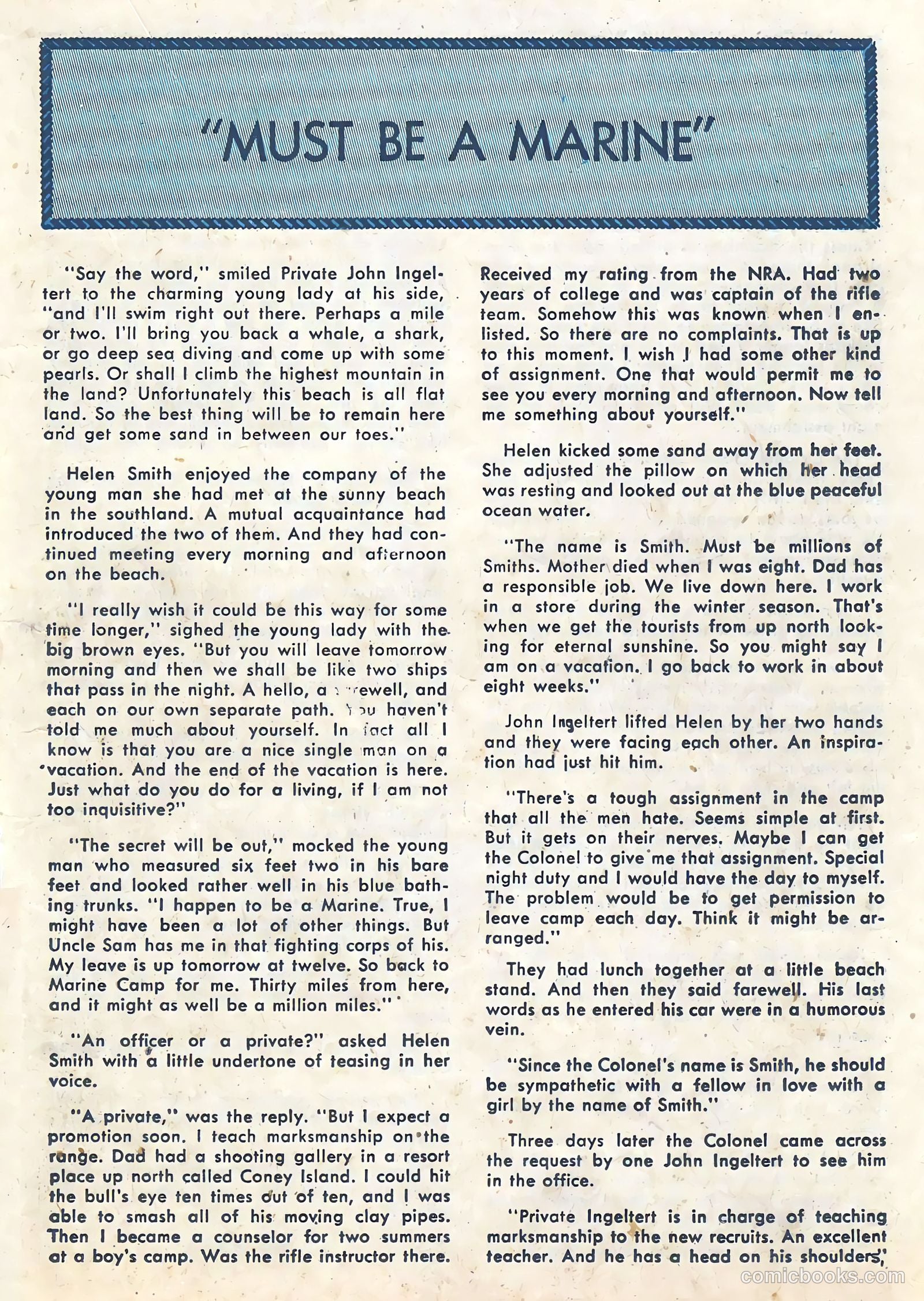 Fightin' Marines #20 (1957) — page 17 of 36