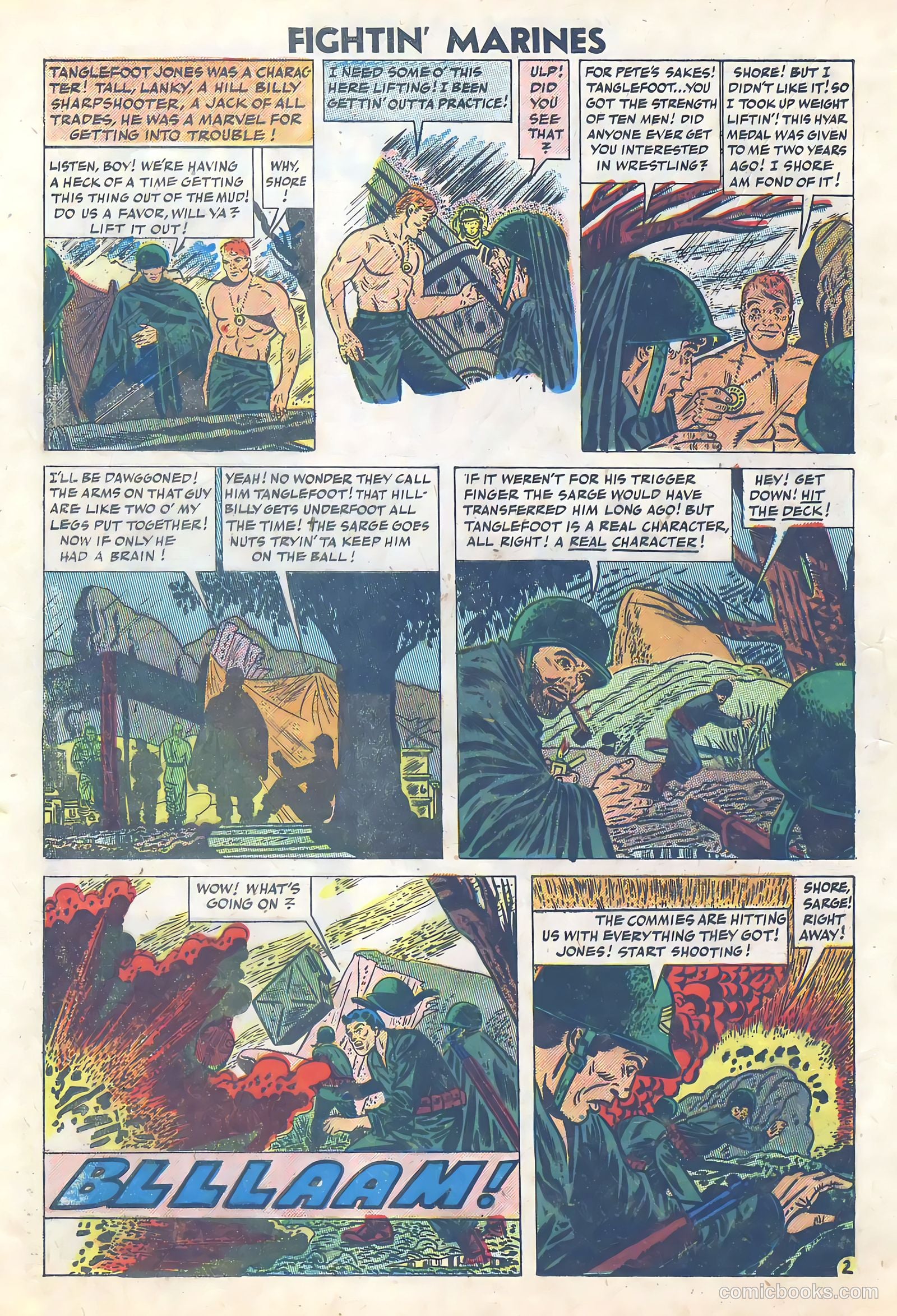 Fightin' Marines #20 (1957) — page 20 of 36