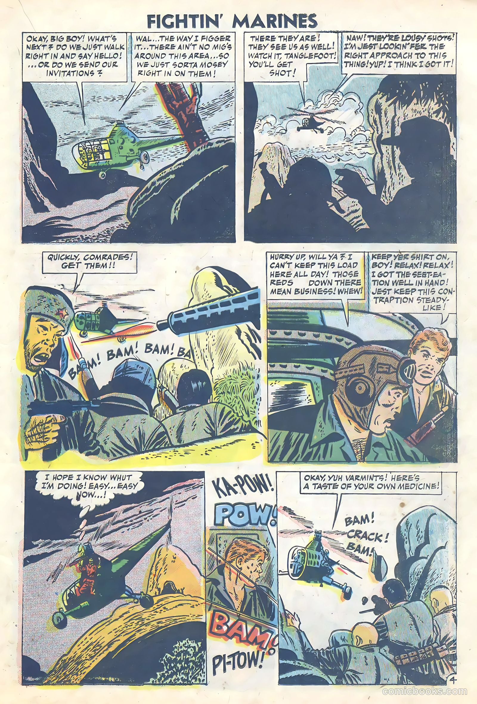 Fightin' Marines #20 (1957) — page 23 of 36