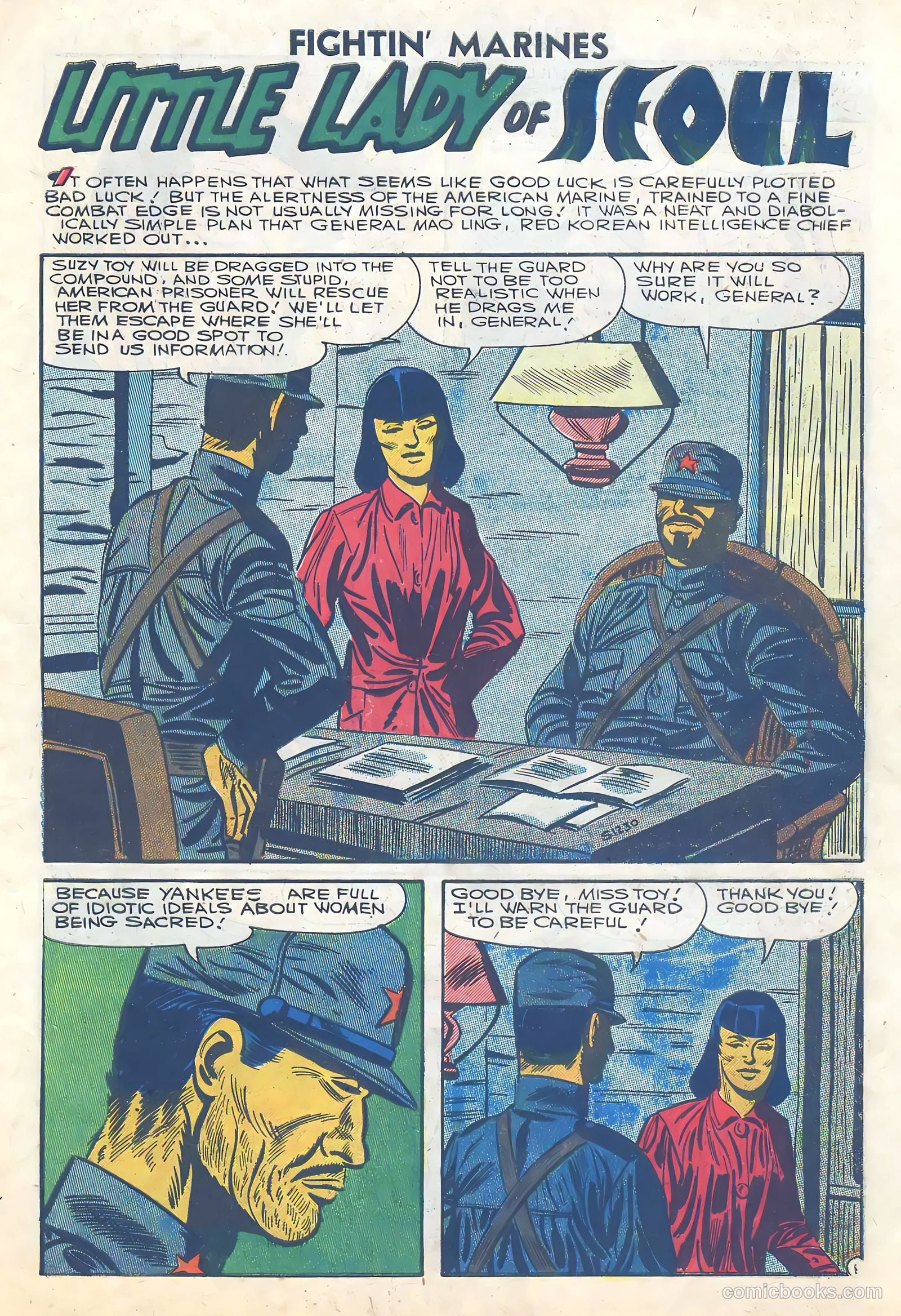 Fightin' Marines #20 (1957) — page 27 of 36