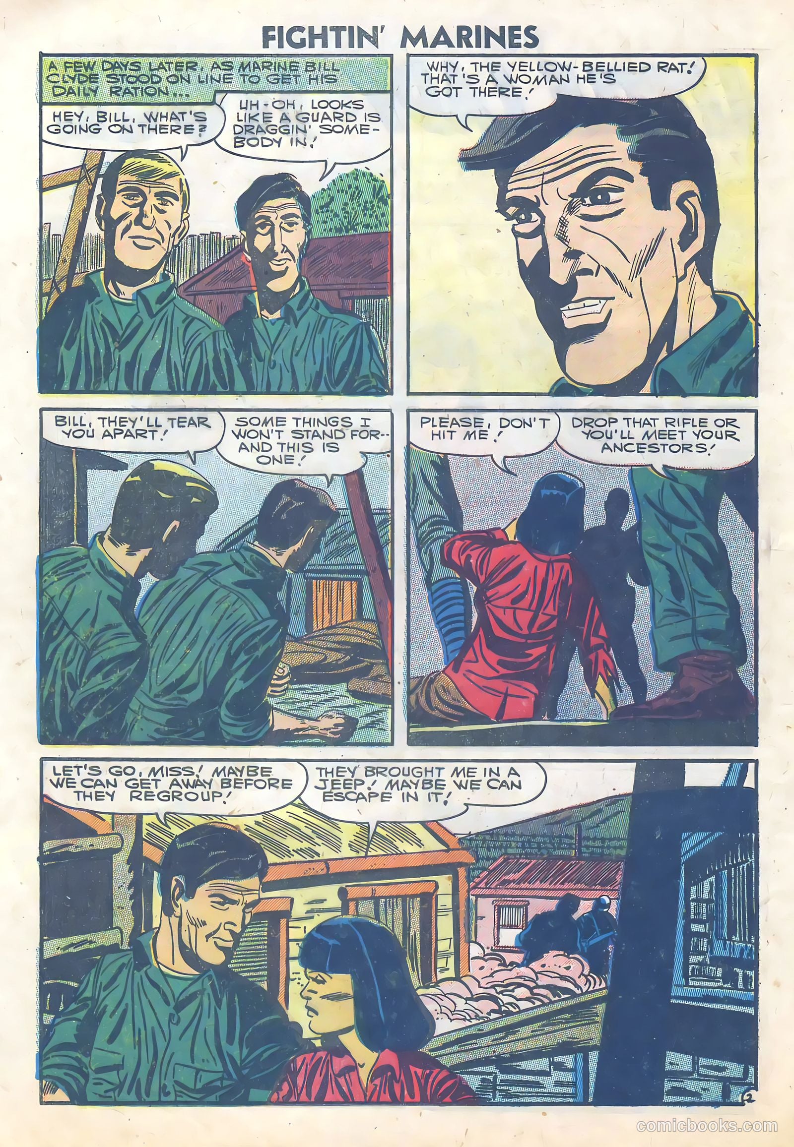 Fightin' Marines #20 (1957) — page 28 of 36