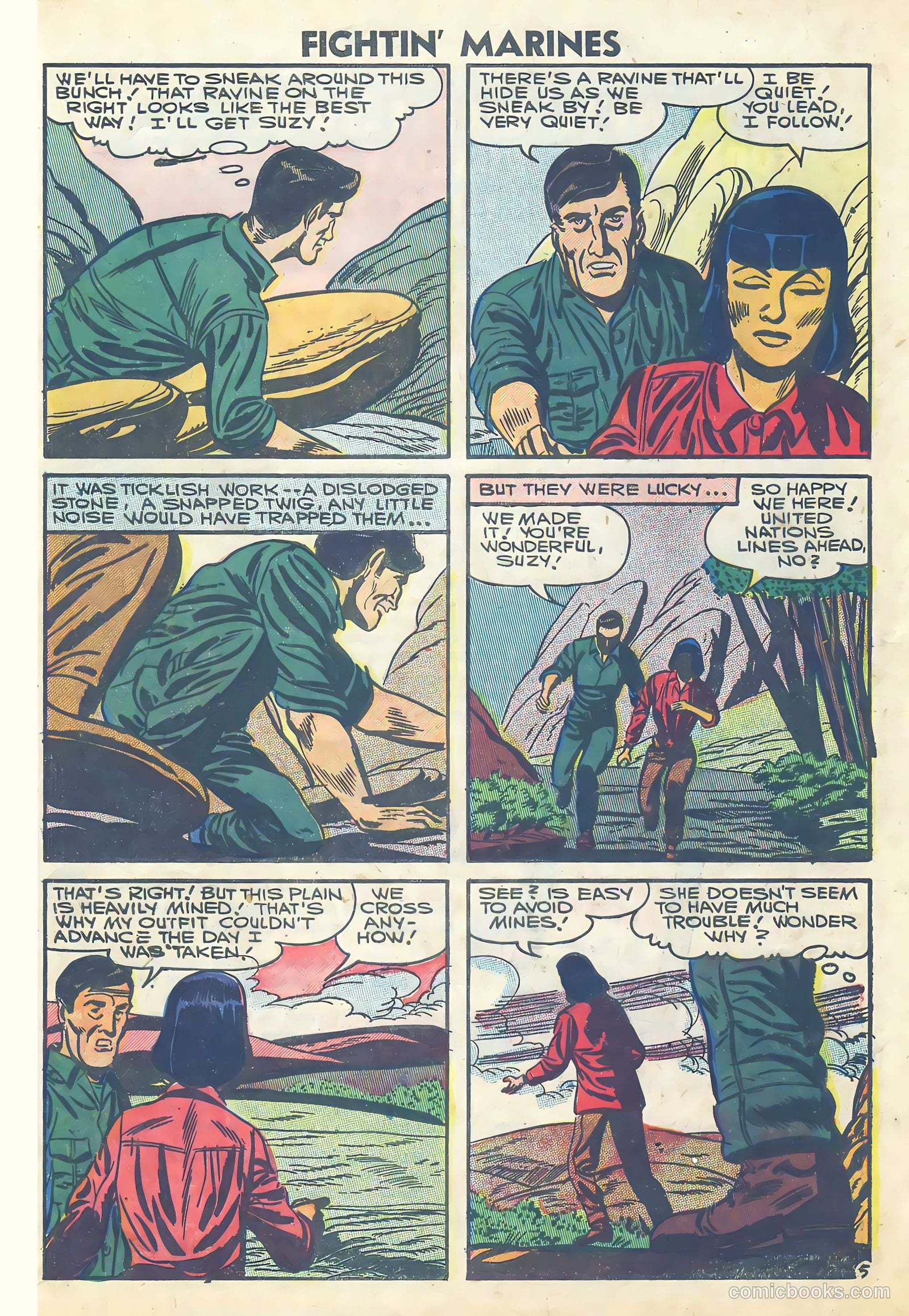 Fightin' Marines #20 (1957) — page 32 of 36