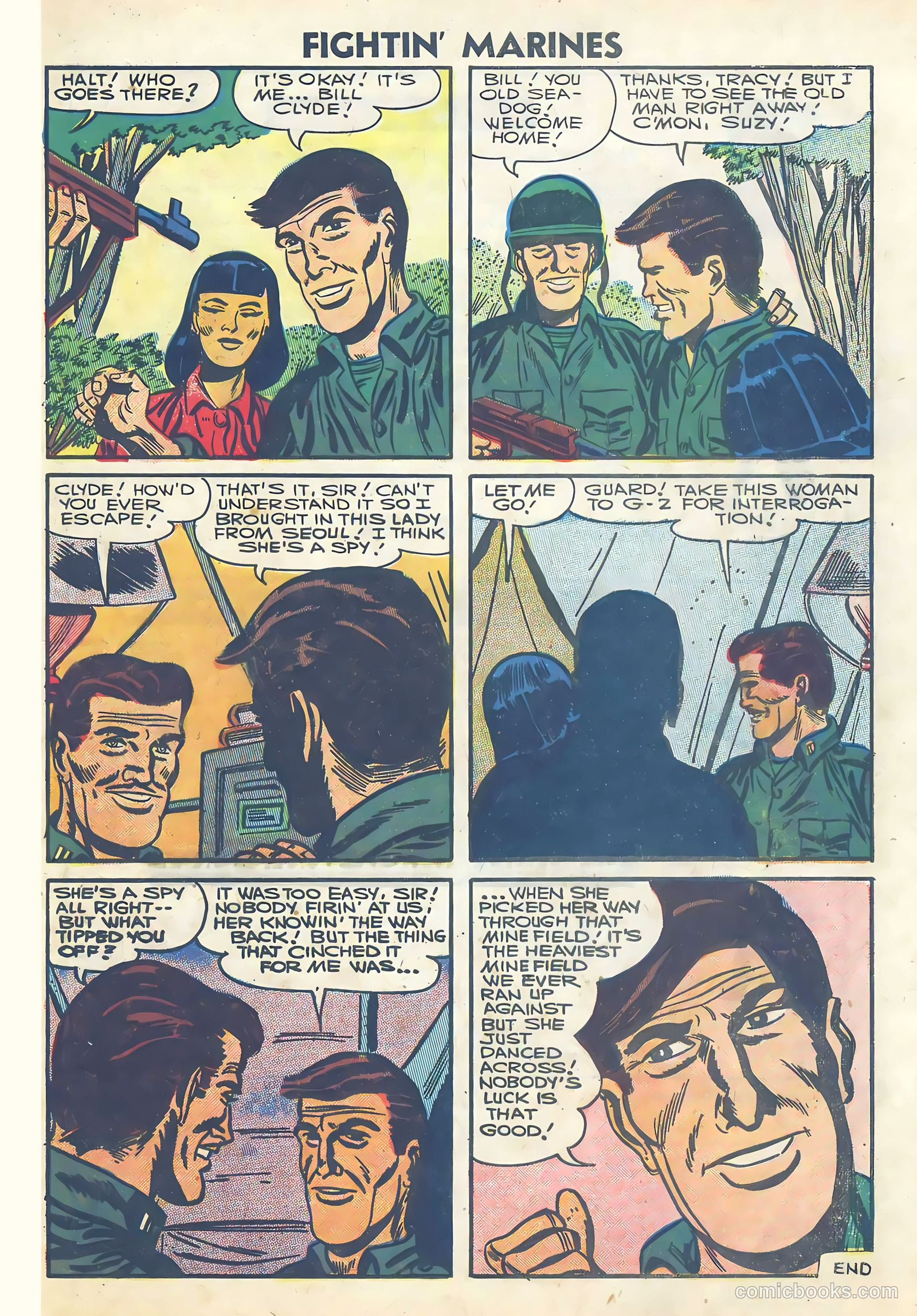Fightin' Marines #20 (1957) — page 33 of 36