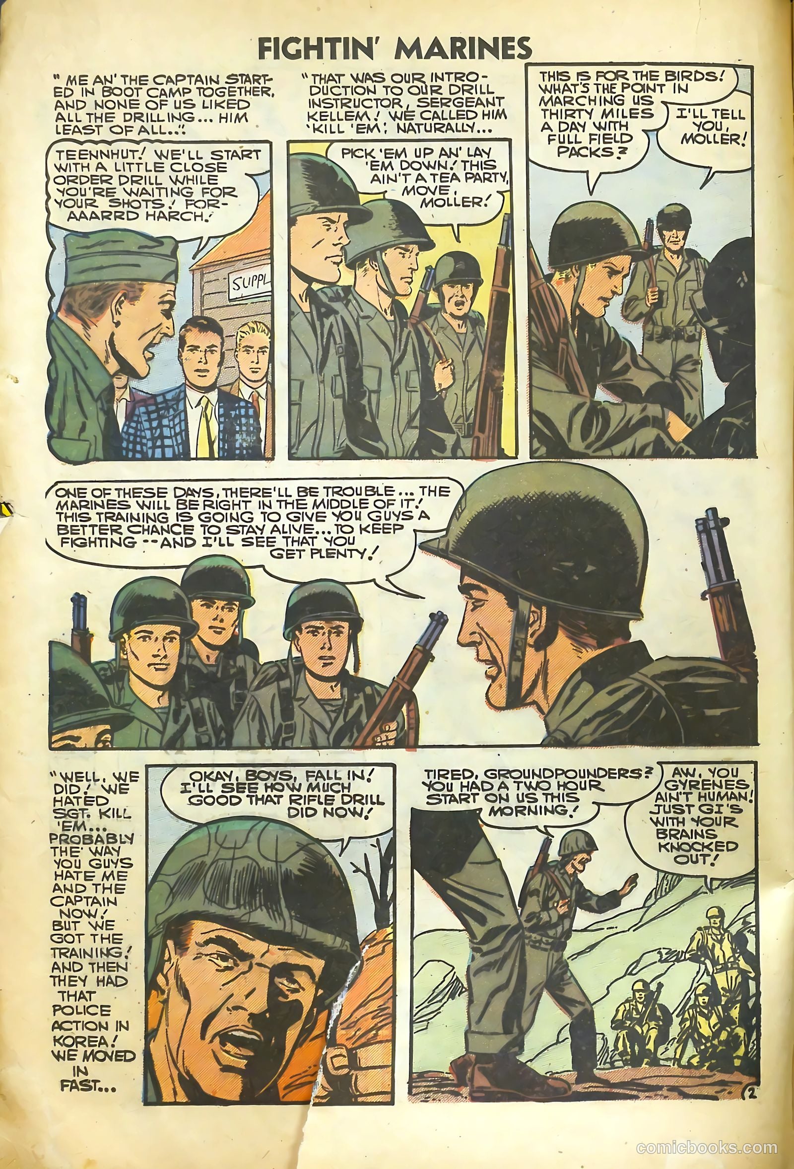 Fightin' Marines #21 (1957) — page 4 of 36