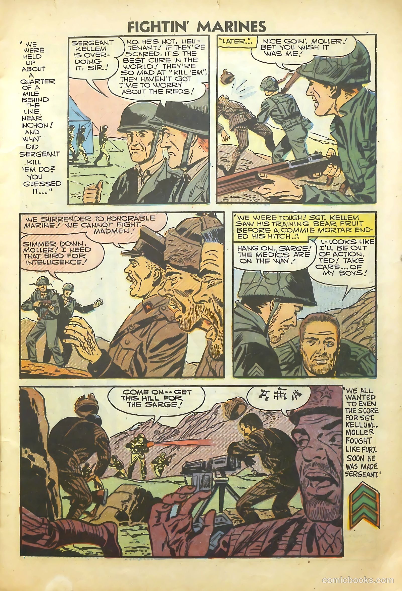 Fightin' Marines #21 (1957) — page 5 of 36