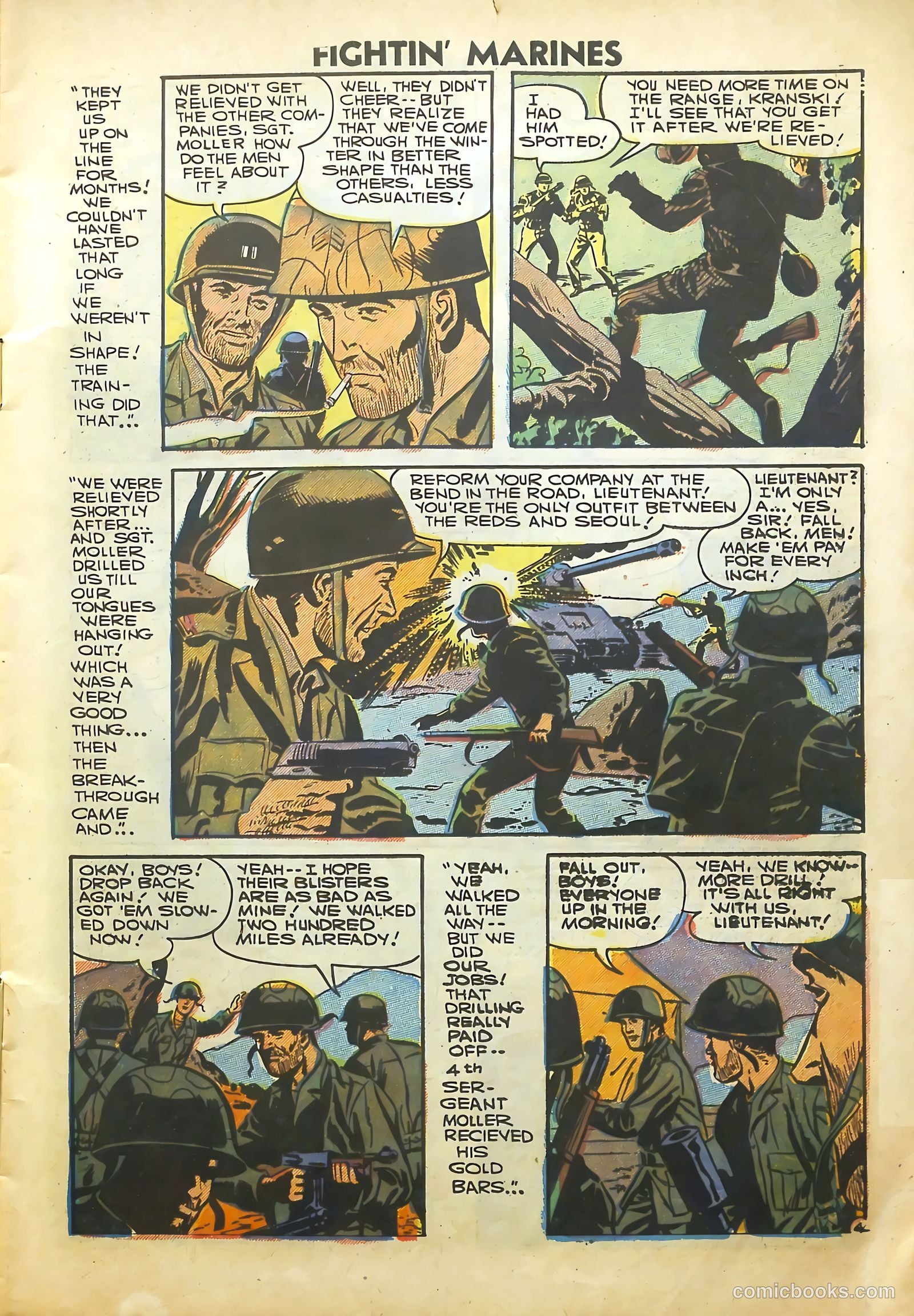 Fightin' Marines #21 (1957) — page 7 of 36