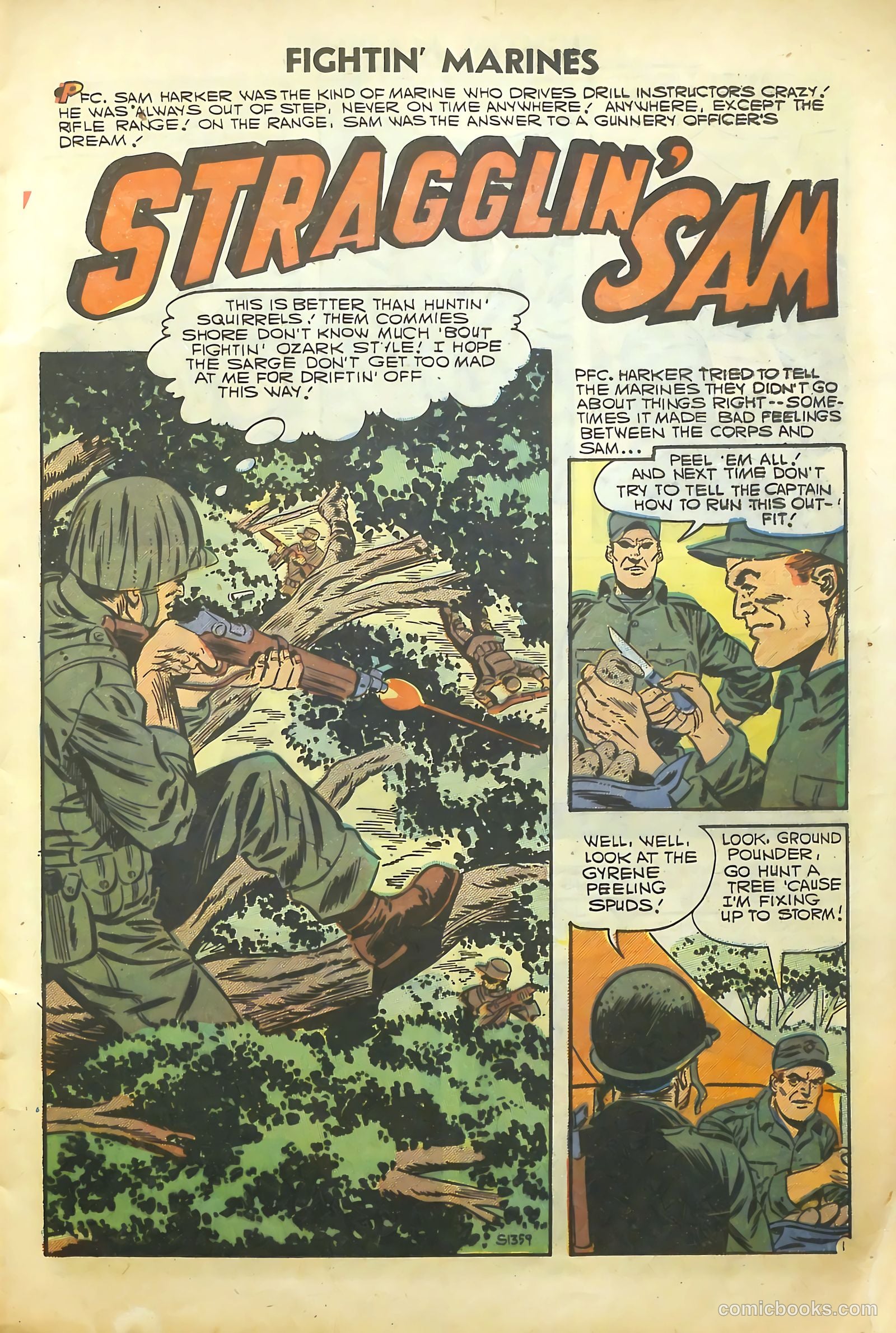 Fightin' Marines #21 (1957) — page 9 of 36