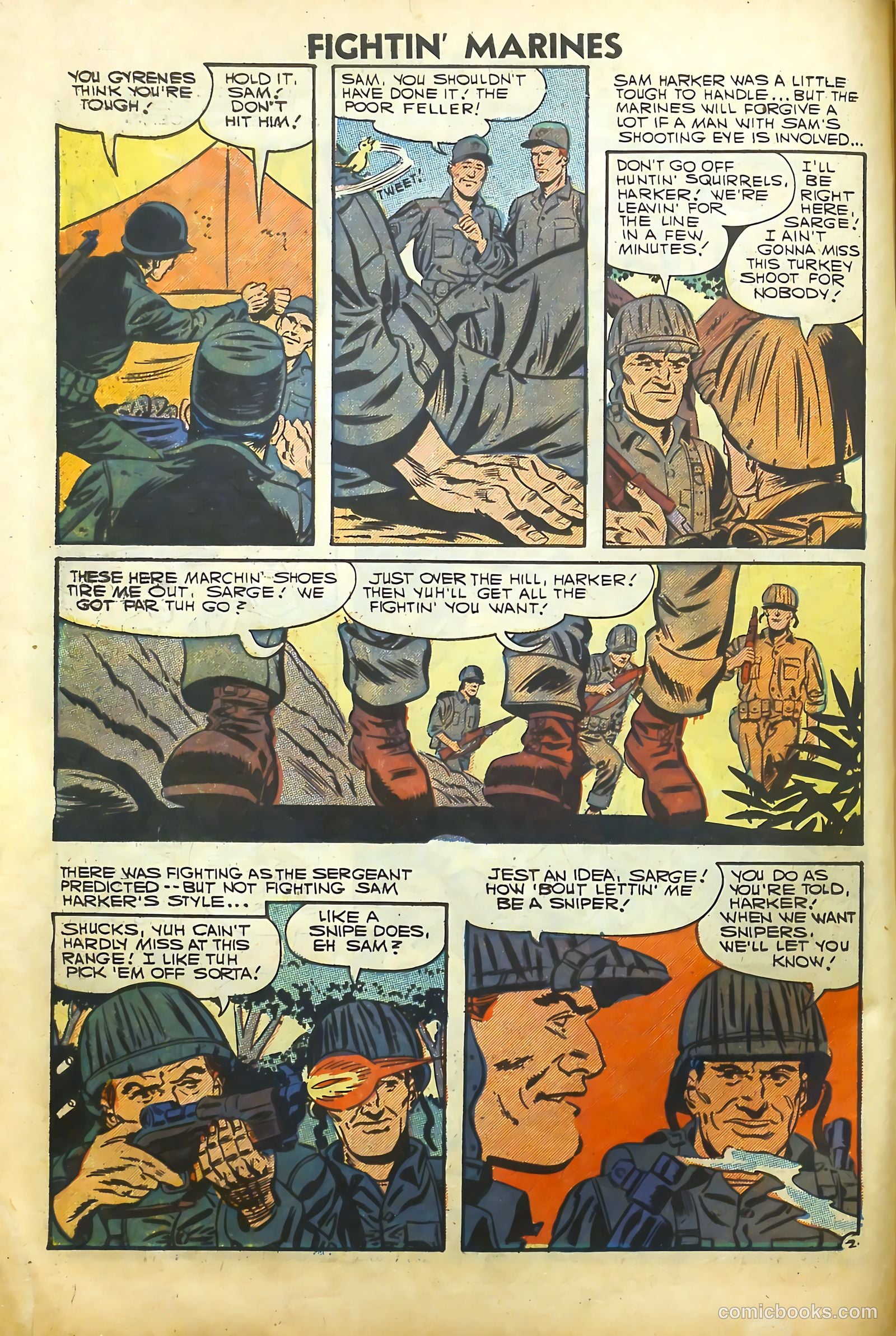 Fightin' Marines #21 (1957) — page 10 of 36
