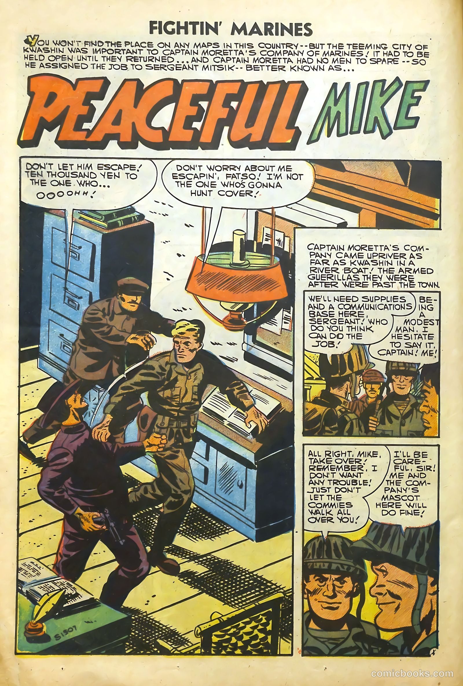Fightin' Marines #21 (1957) — page 14 of 36