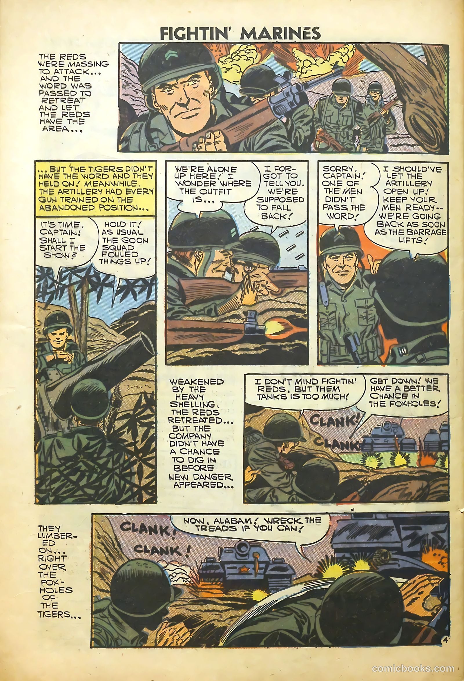 Fightin' Marines #21 (1957) — page 32 of 36